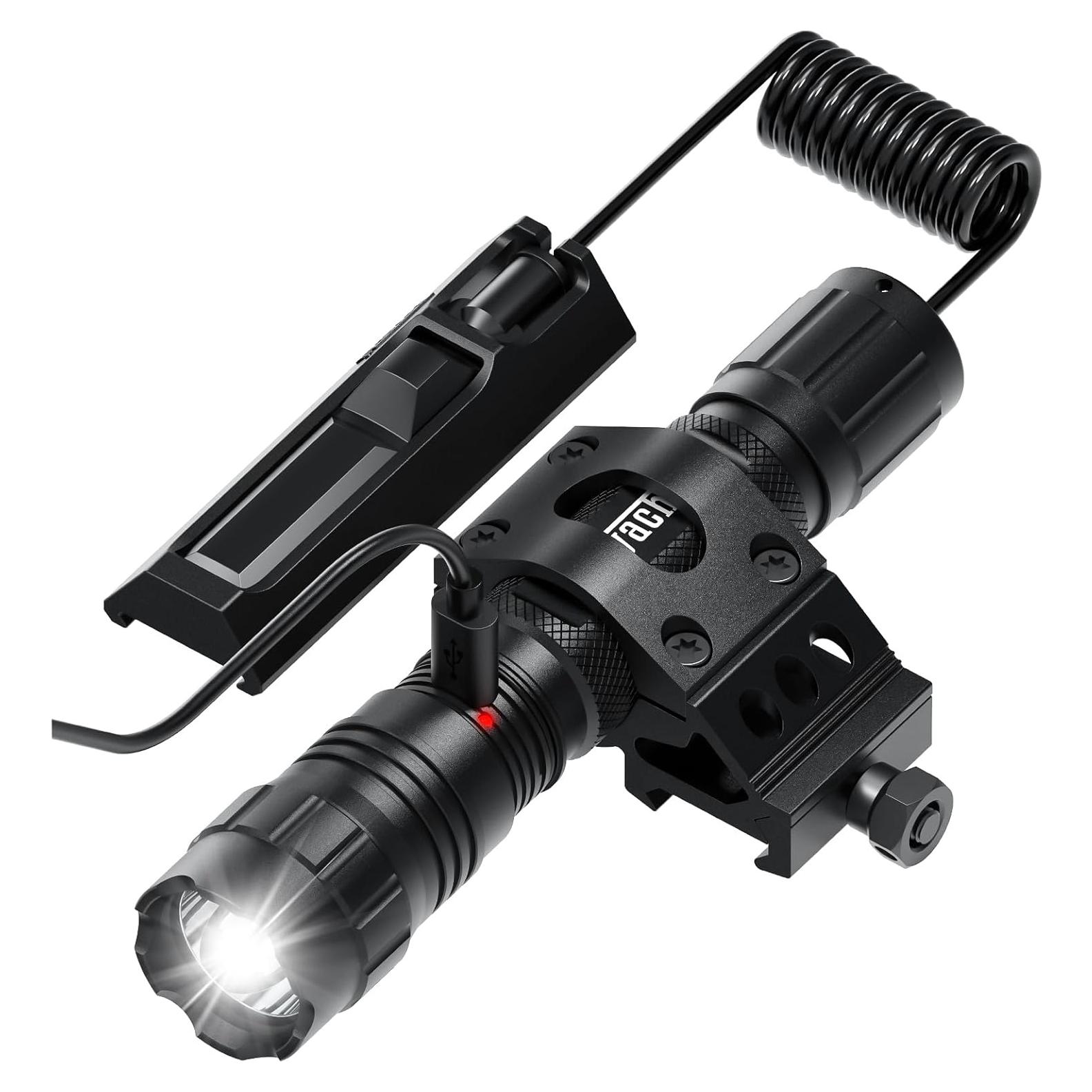 Linterna Táctica LED Feyachi FL31 1500 Lúmenes Recargable IPX7