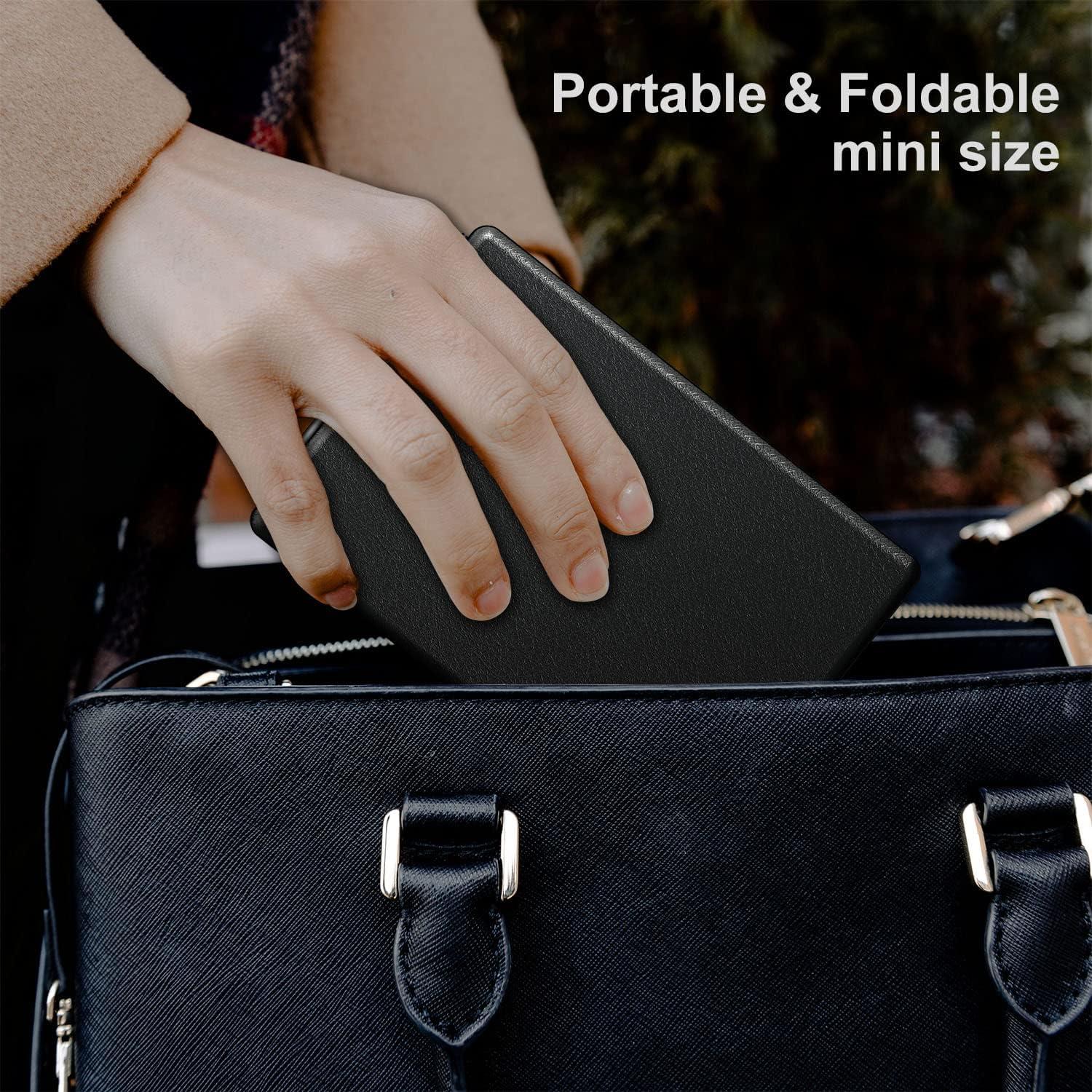 Teclado Plegable Bluetooth ROCK&ROWN - Inalámbrico Portátil Negro