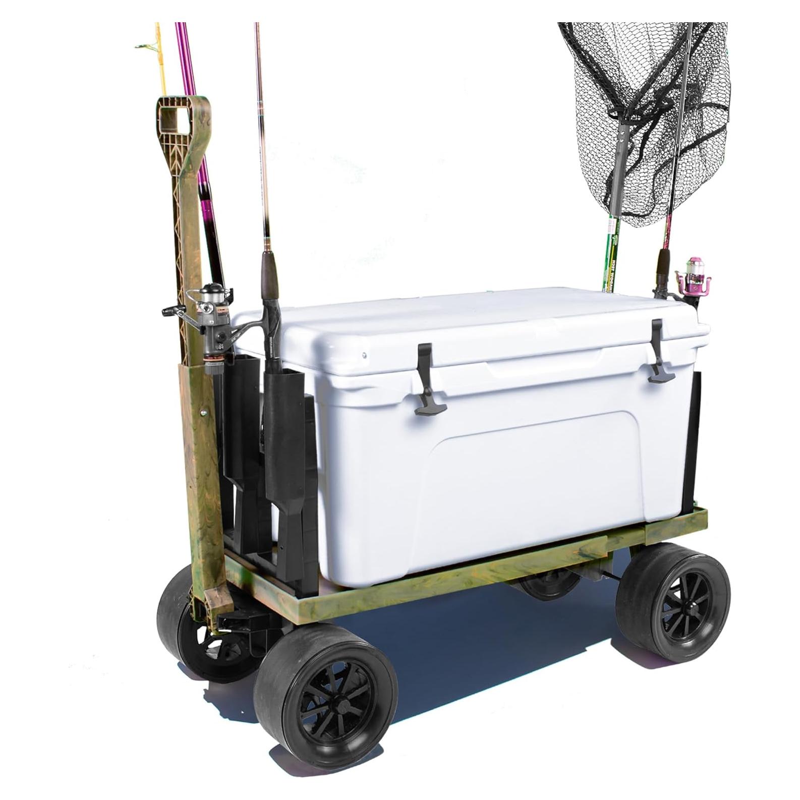 Carro Utilitario Plegable Mighty Max Camo 113.4kg 81.3cm