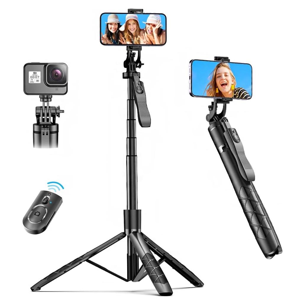 Trípode Selfie 156 cm LDP con Control Remoto Inalámbrico