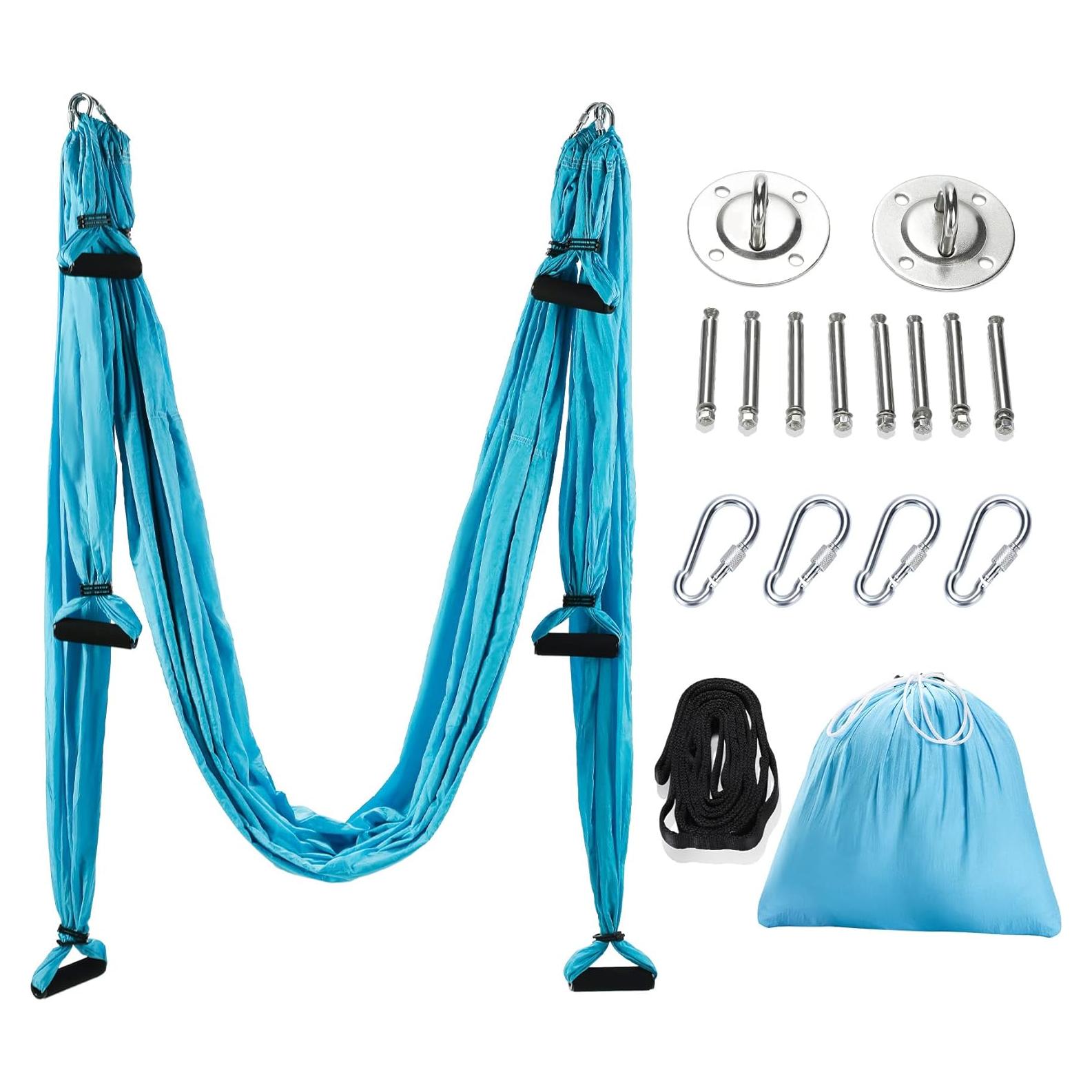 Columpio de Yoga Aéreo ZELUS con Kit de Montaje y Extensiones