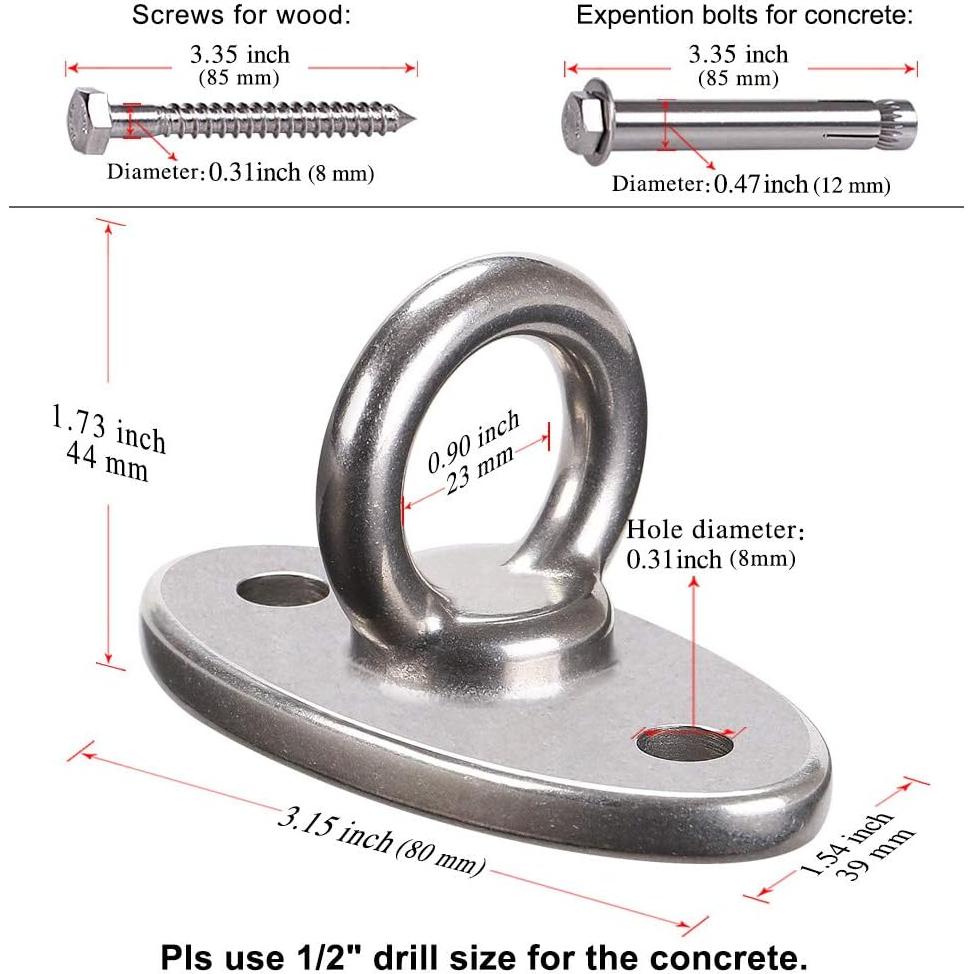 Soporte de Techo y Pared BeneLabel para Entrenador de Suspensión 1270kg