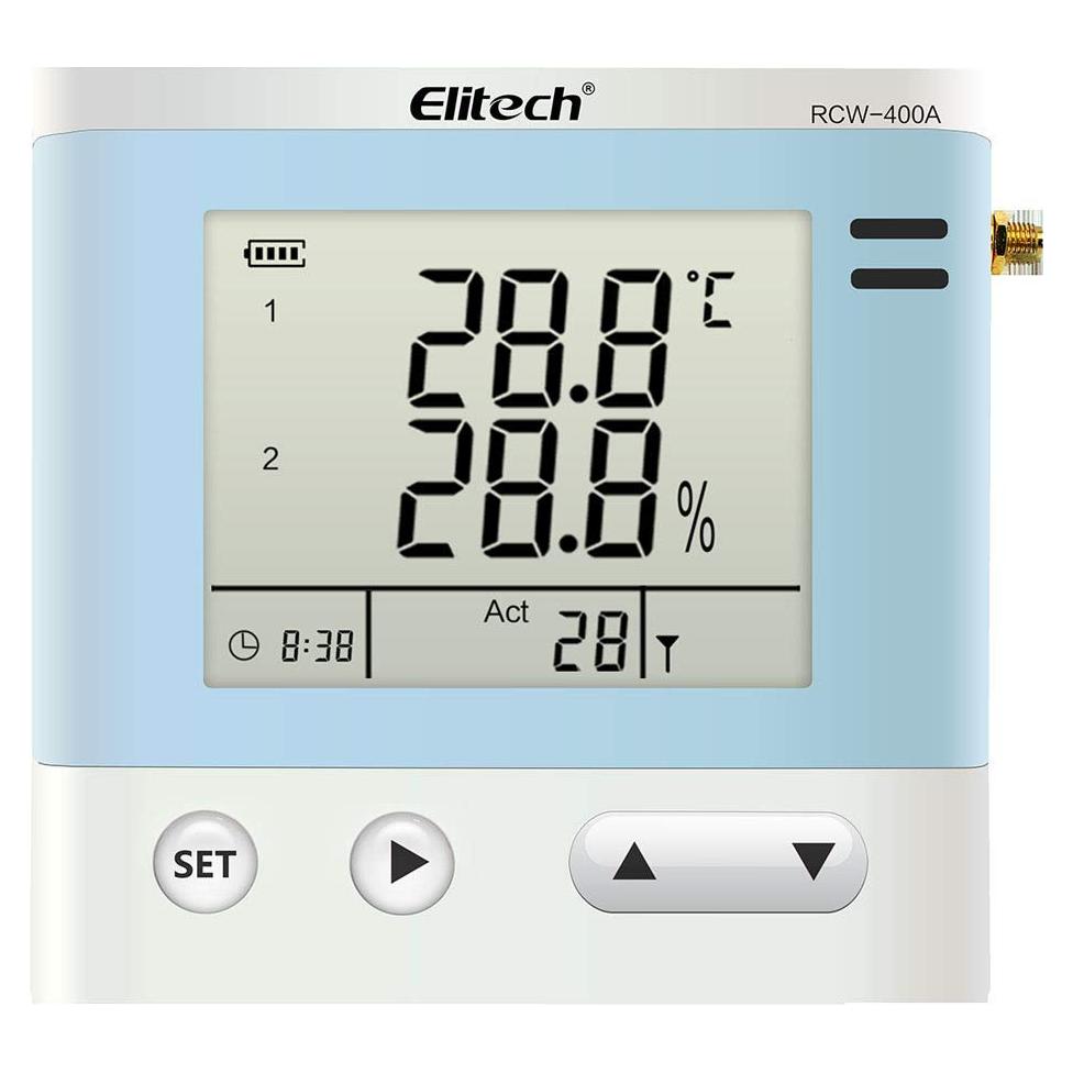 Registrador de Datos de Temperatura y Humedad Elitech RCW-400A