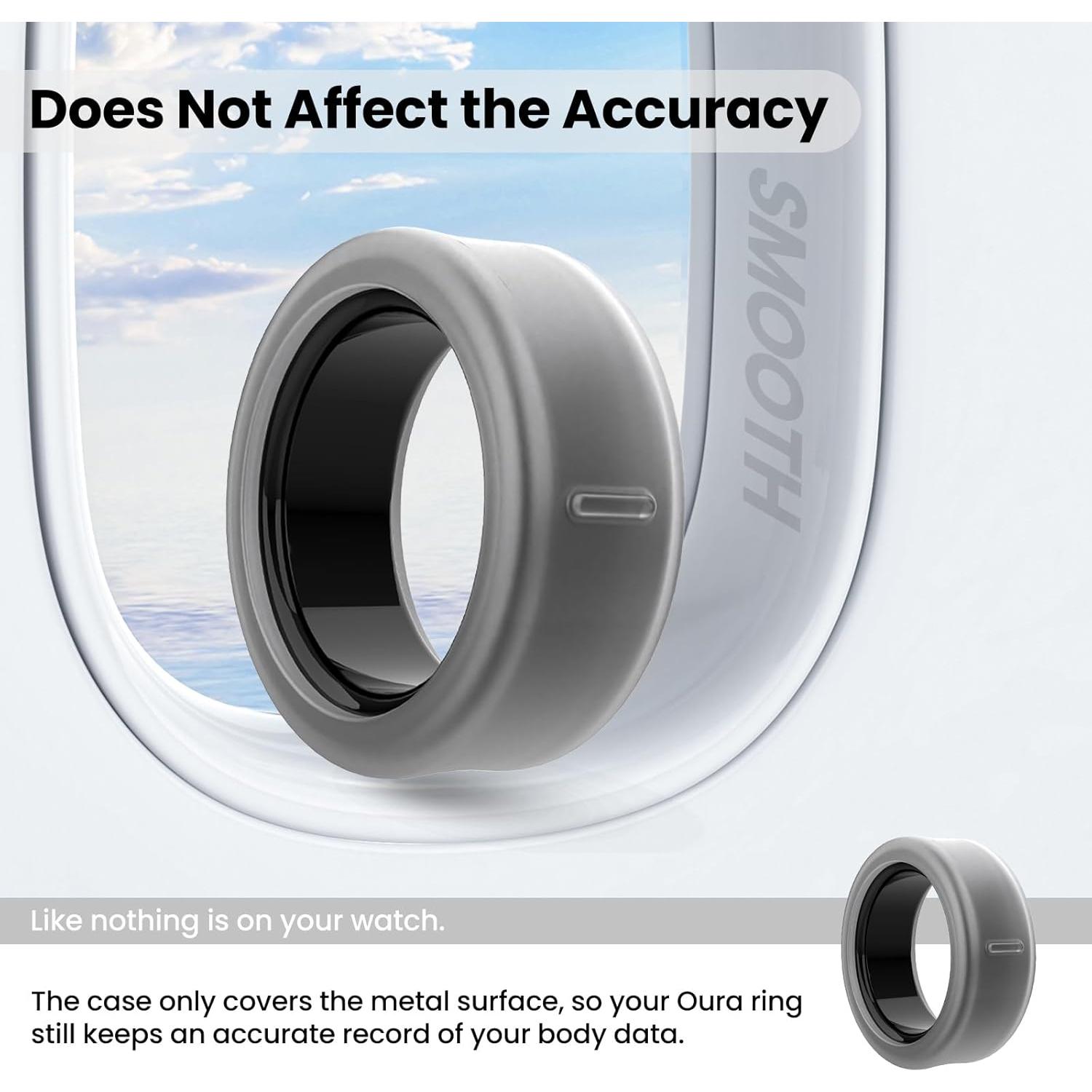 Funda de Silicona E ECSEM para Anillo ULTRAHUMAN AIR y Oura Gen 4