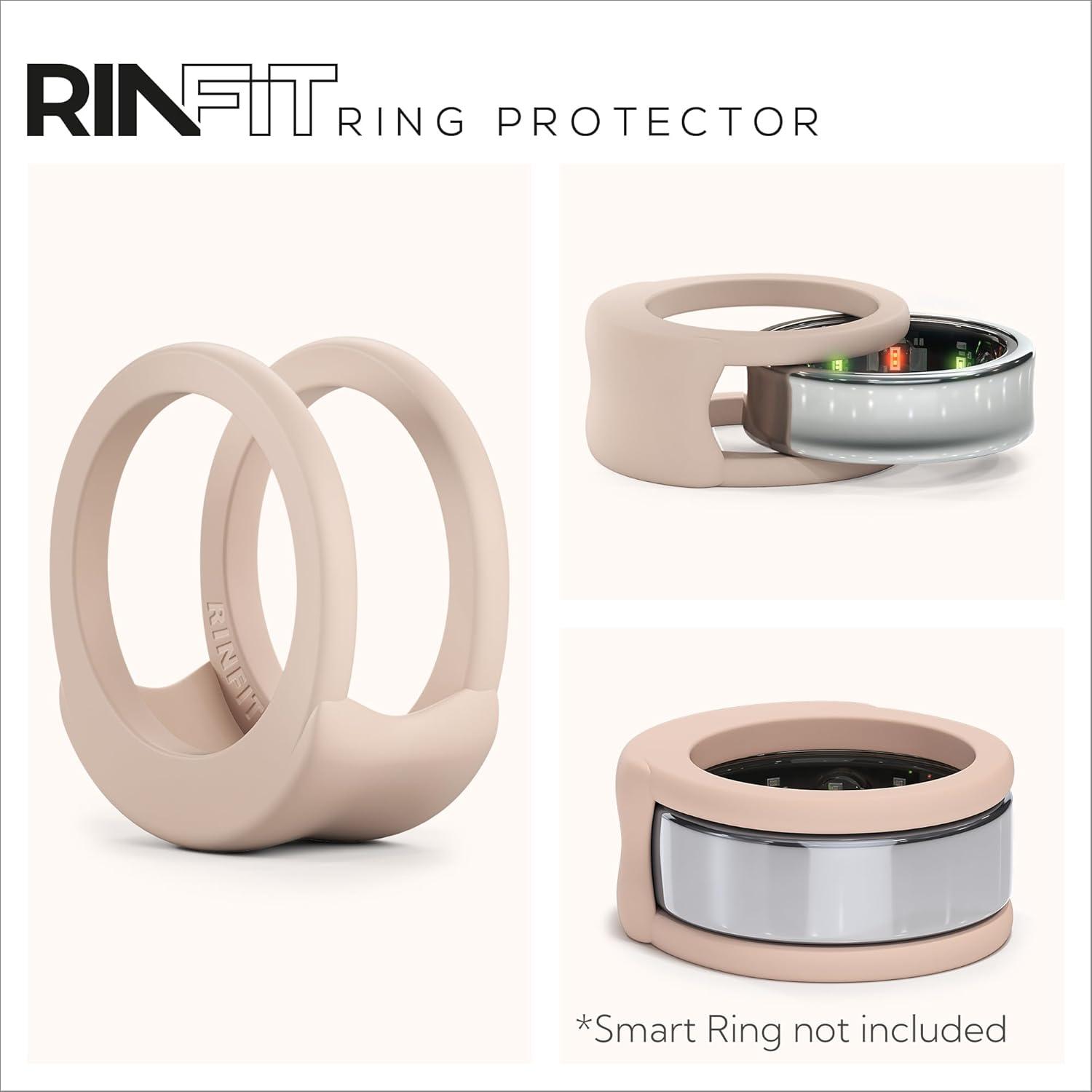 Protector de Anillo Inteligente Rinfit - Silicona Nude Talla 8
