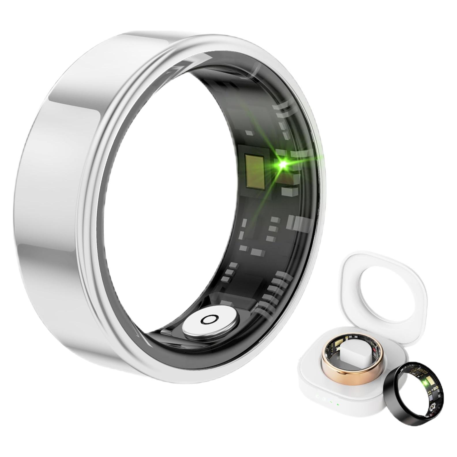 Anillo Inteligente Comforniture Plata 9# Seguimiento Salud IP68