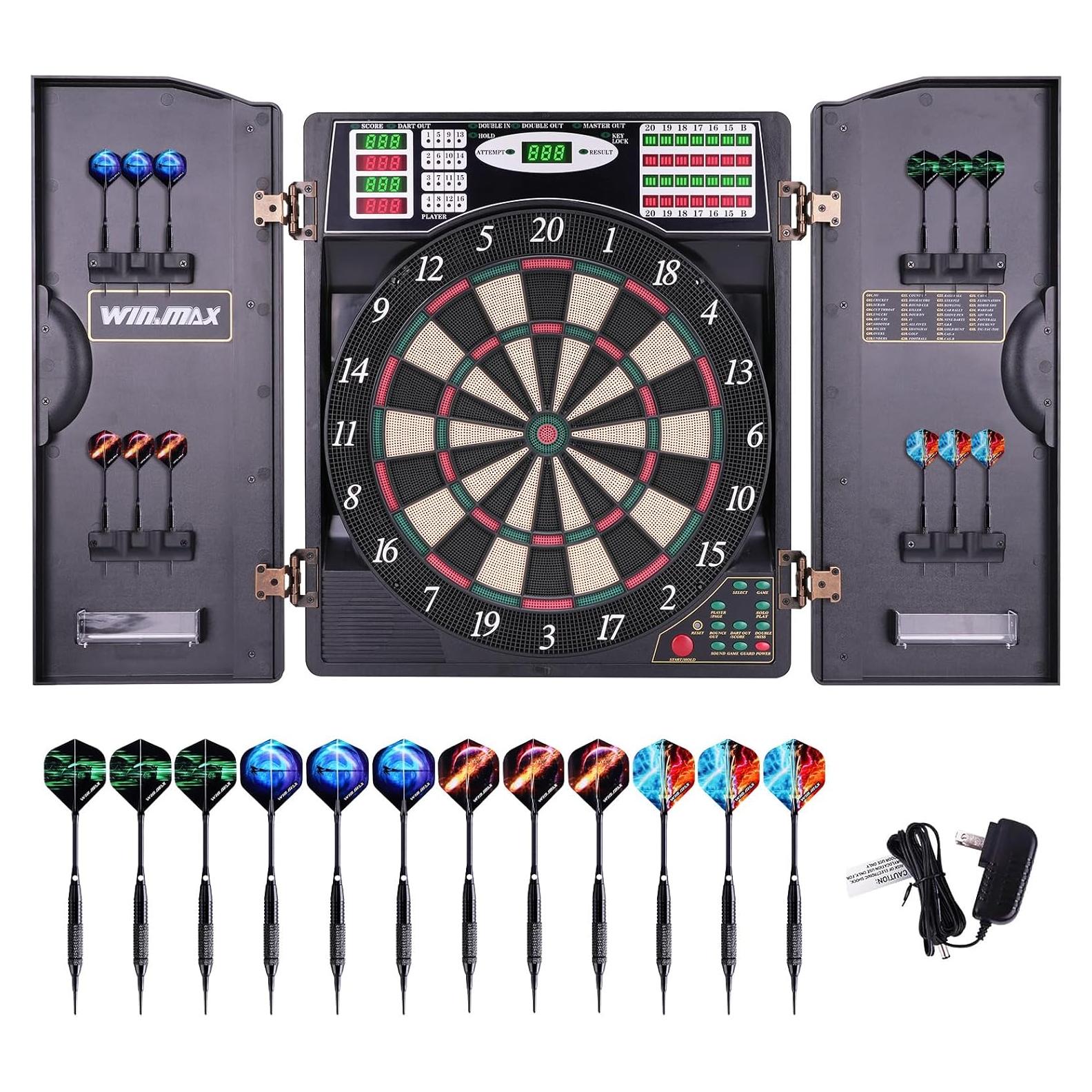 Tablero de Dardos Electrónico WIN.MAX WMG08580-GX LED 2024