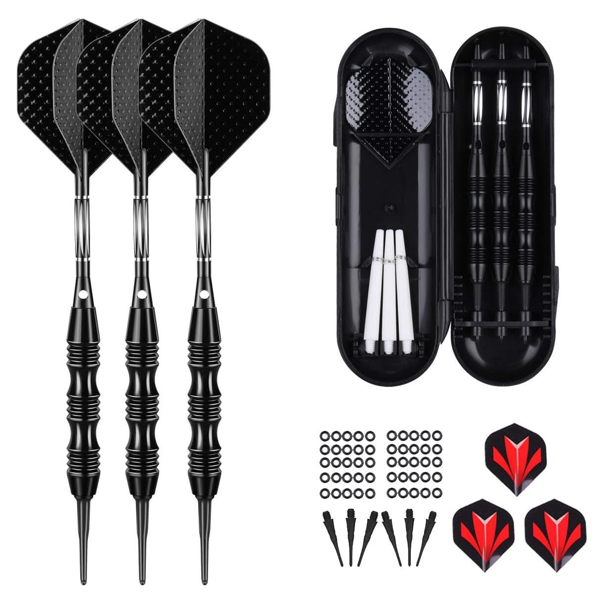 Juego de Dardos de Punta Suave Sanfeng 20g con Estuche