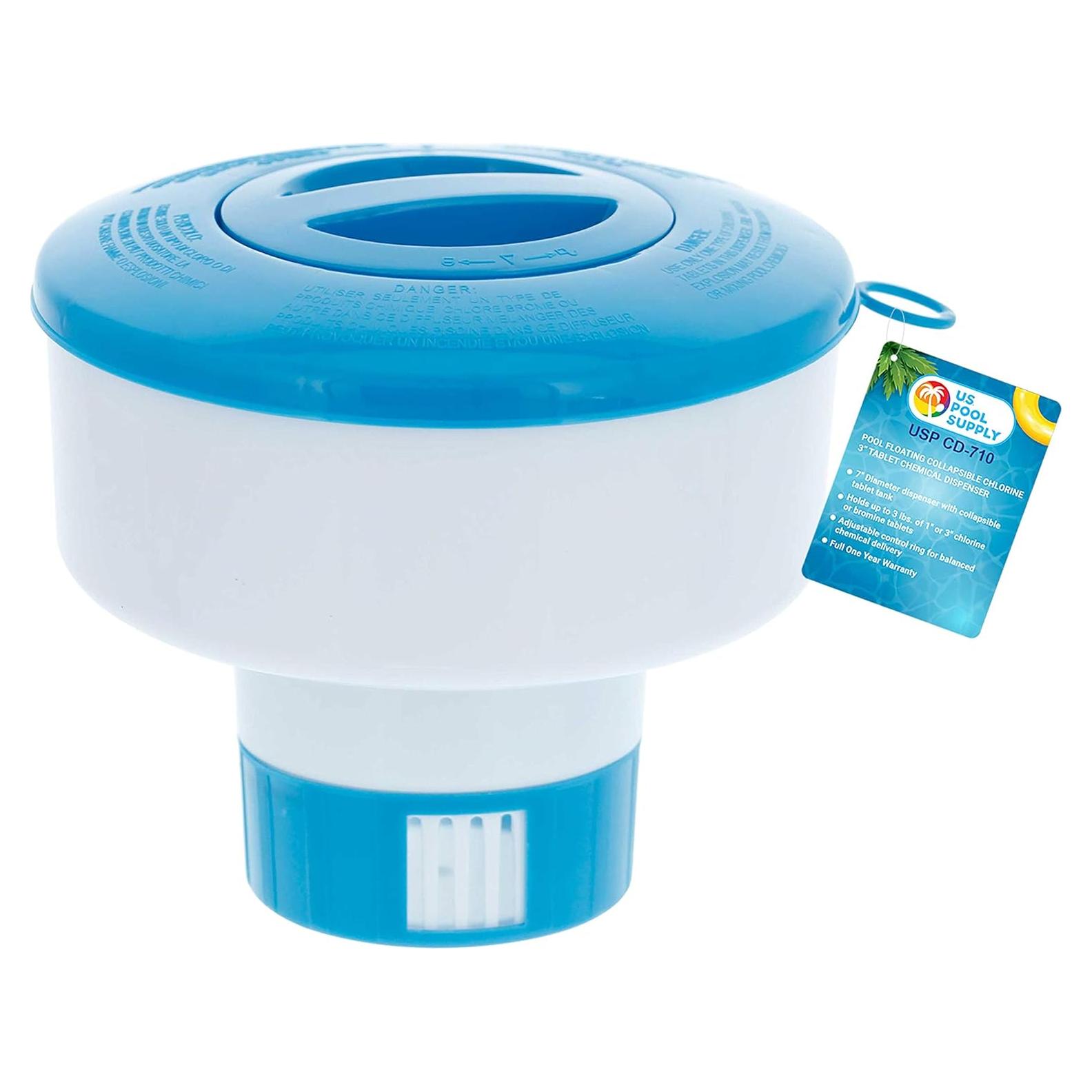 Dispensador de cloro flotante U.S. Pool Supply 1.36 kg