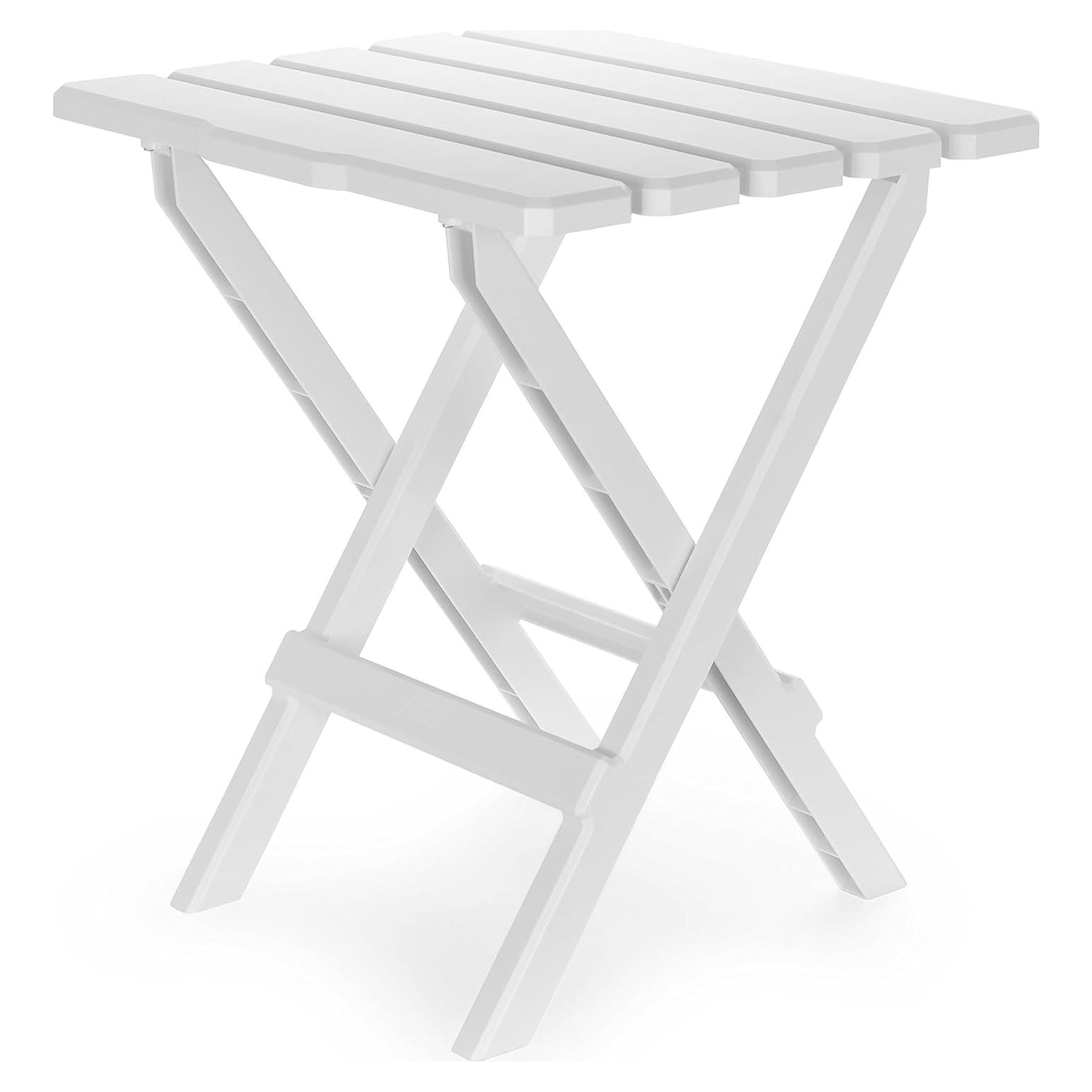 Mesa Lateral Plegable Camco 51695 Blanca 45.72x38.1cm