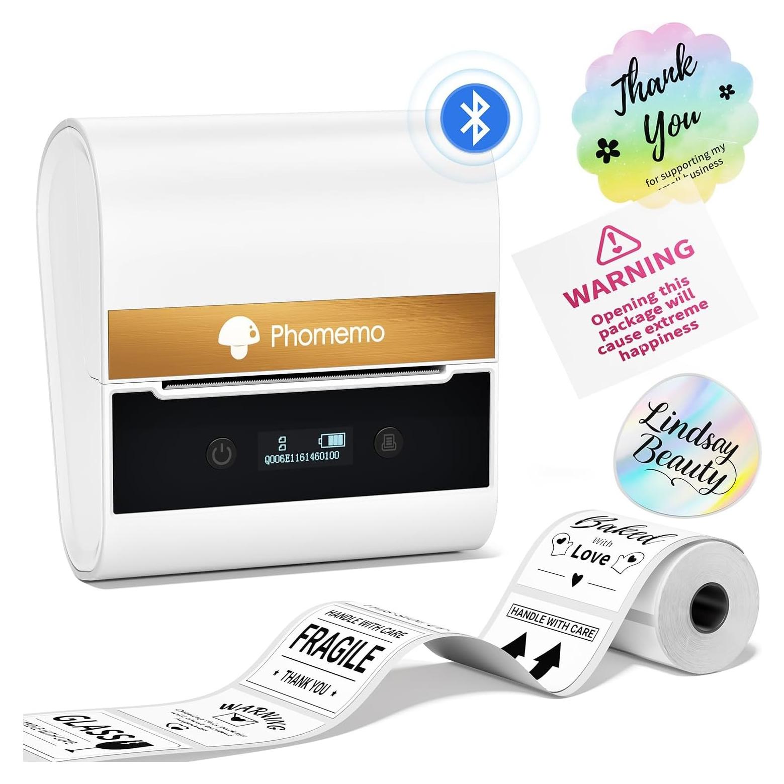 Impresora de Etiquetas Térmicas Phomemo M260 Bluetooth Blanca