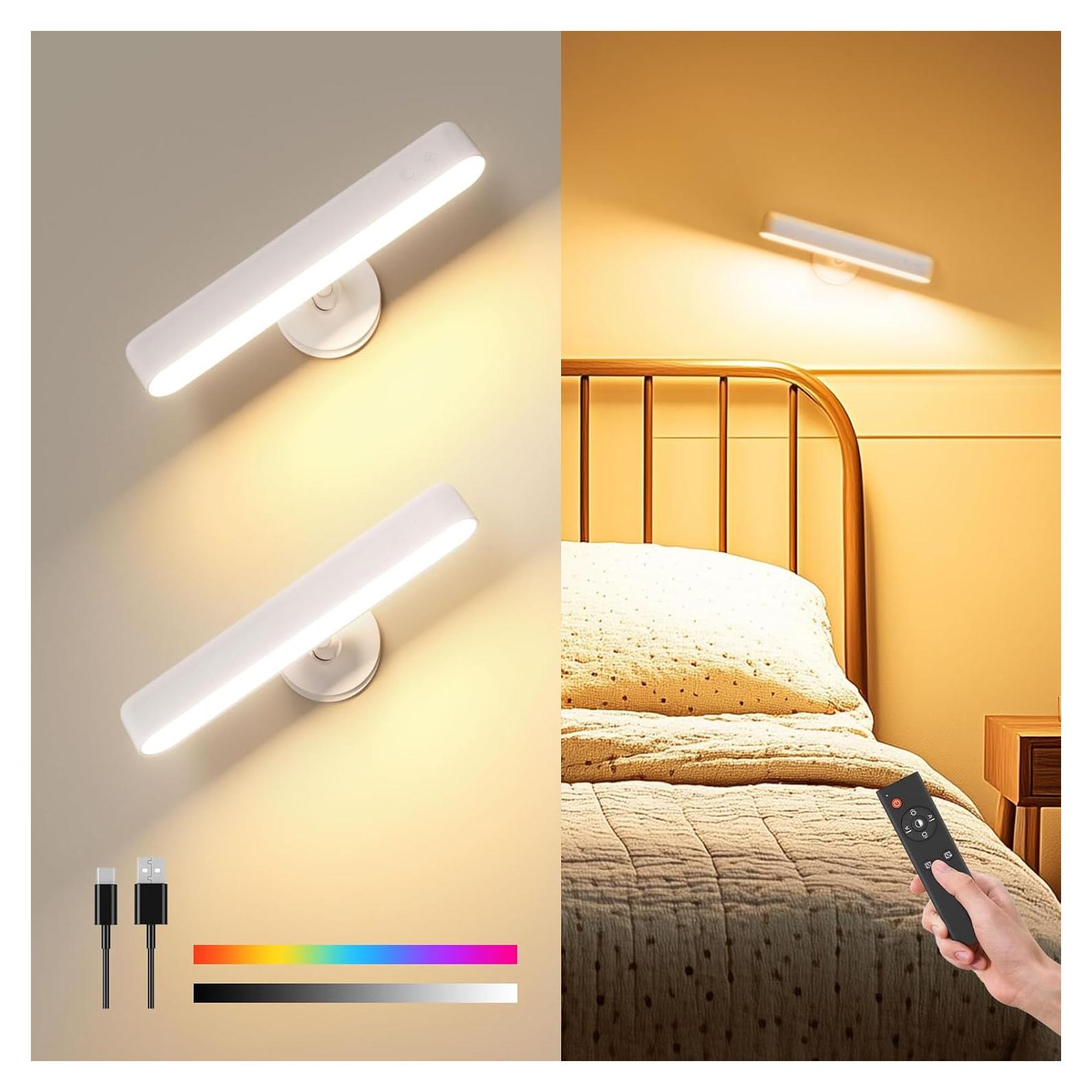 Aplique de Pared LED Recargable PopoIron 7500mAh 3 Colores