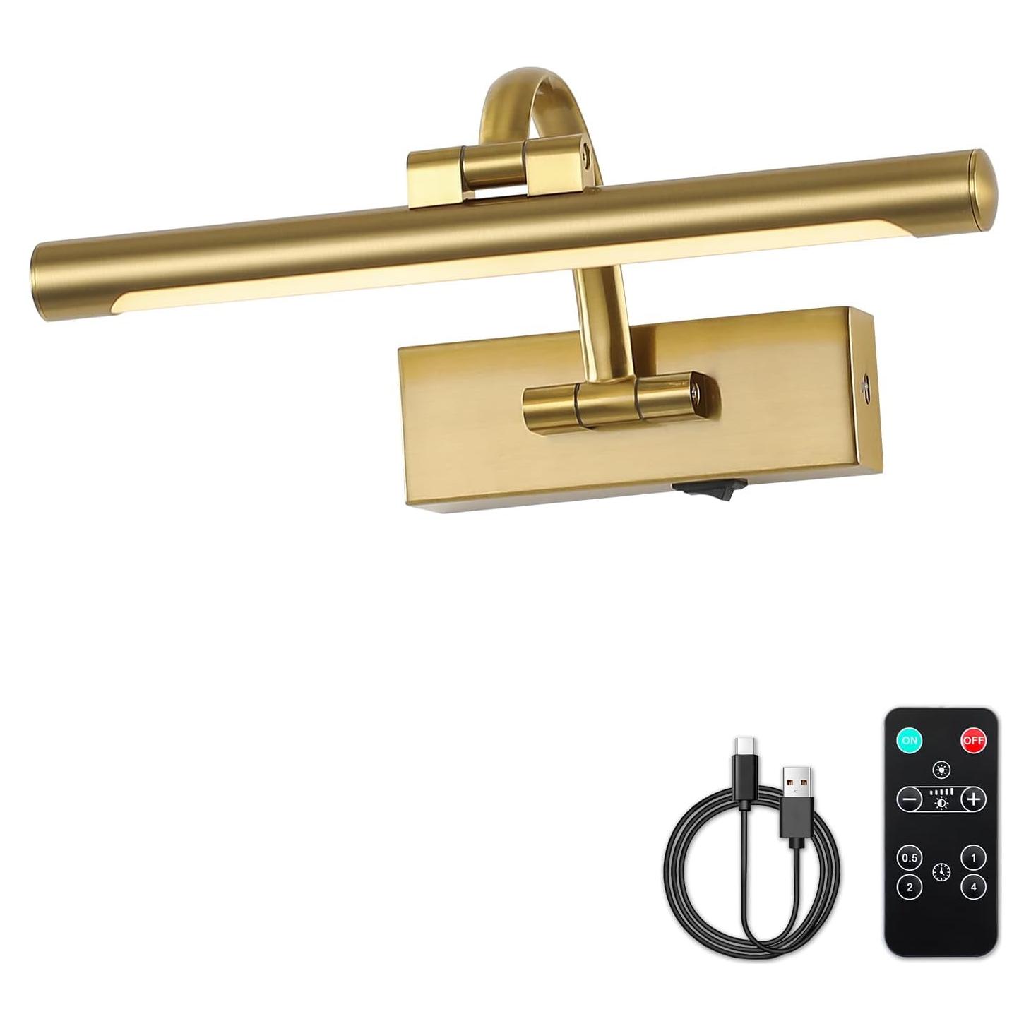 Luz de Imagen Inalámbrica Recargable DESOOP 30.48 cm Bronce