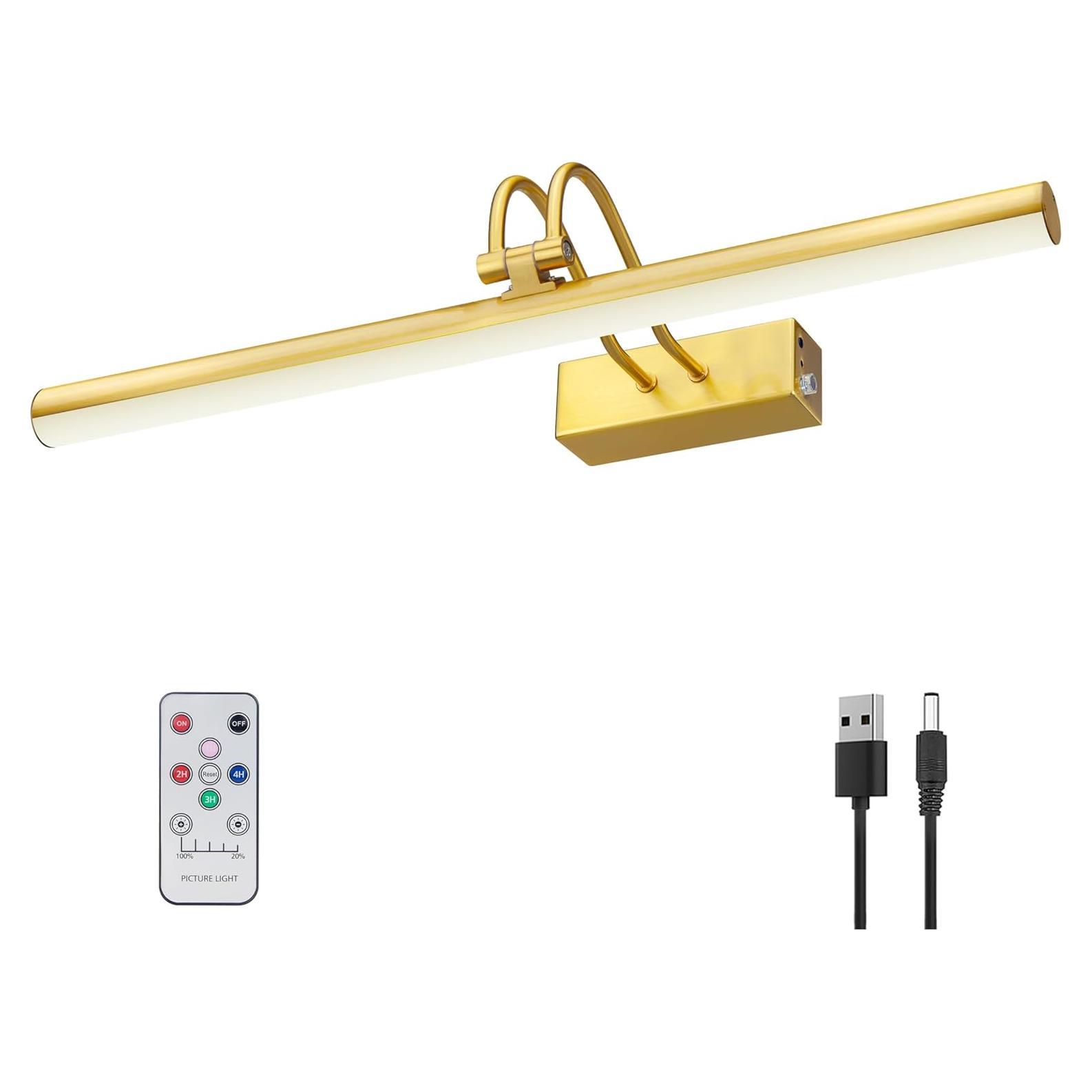 Luz de Imagen Inalámbrica RAIFOOLLY 40.64cm Oro Regulable