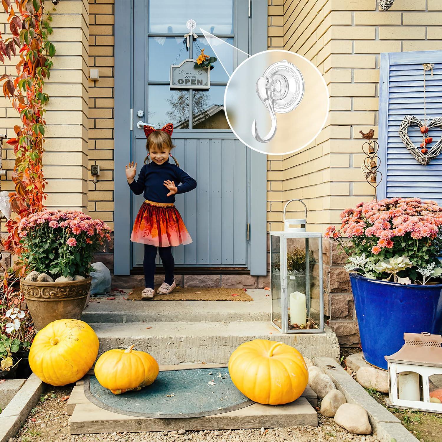 Ganchos de Ventosa Grandes VIS'V, 10 kg, 5 Pcs, Transparentes