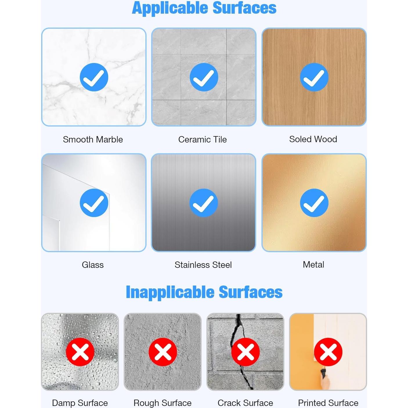 Ganchos de Ducha JOTPE con Ventosa Alta Resistencia 4 Pack