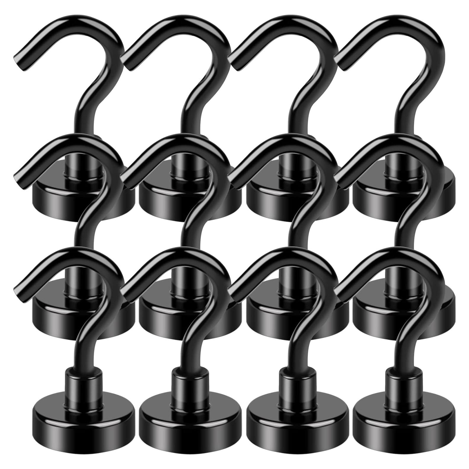 Ganchos Magnéticos LOVIMAG 12 Pcs 13.6 kg Resistentes al Óxido