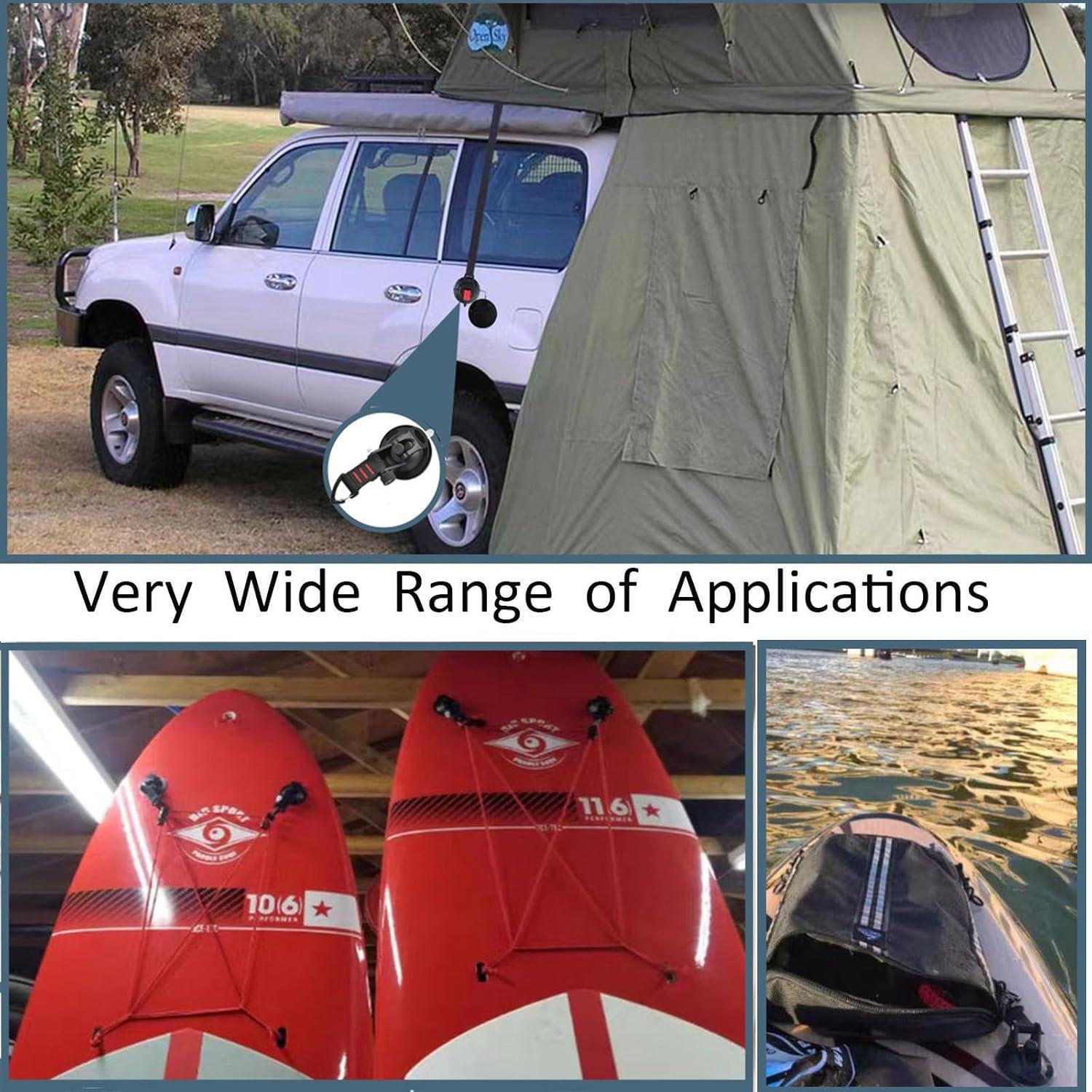 4 Ventosas de Alta Resistencia Eyskutvjc para Camping y Barco