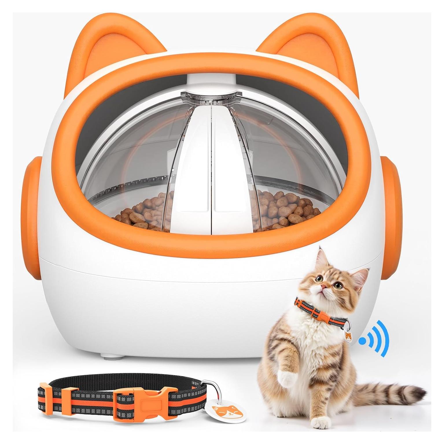 Comedero Inteligente RFID Kaitol para Gatos - 4 Modos, 680g