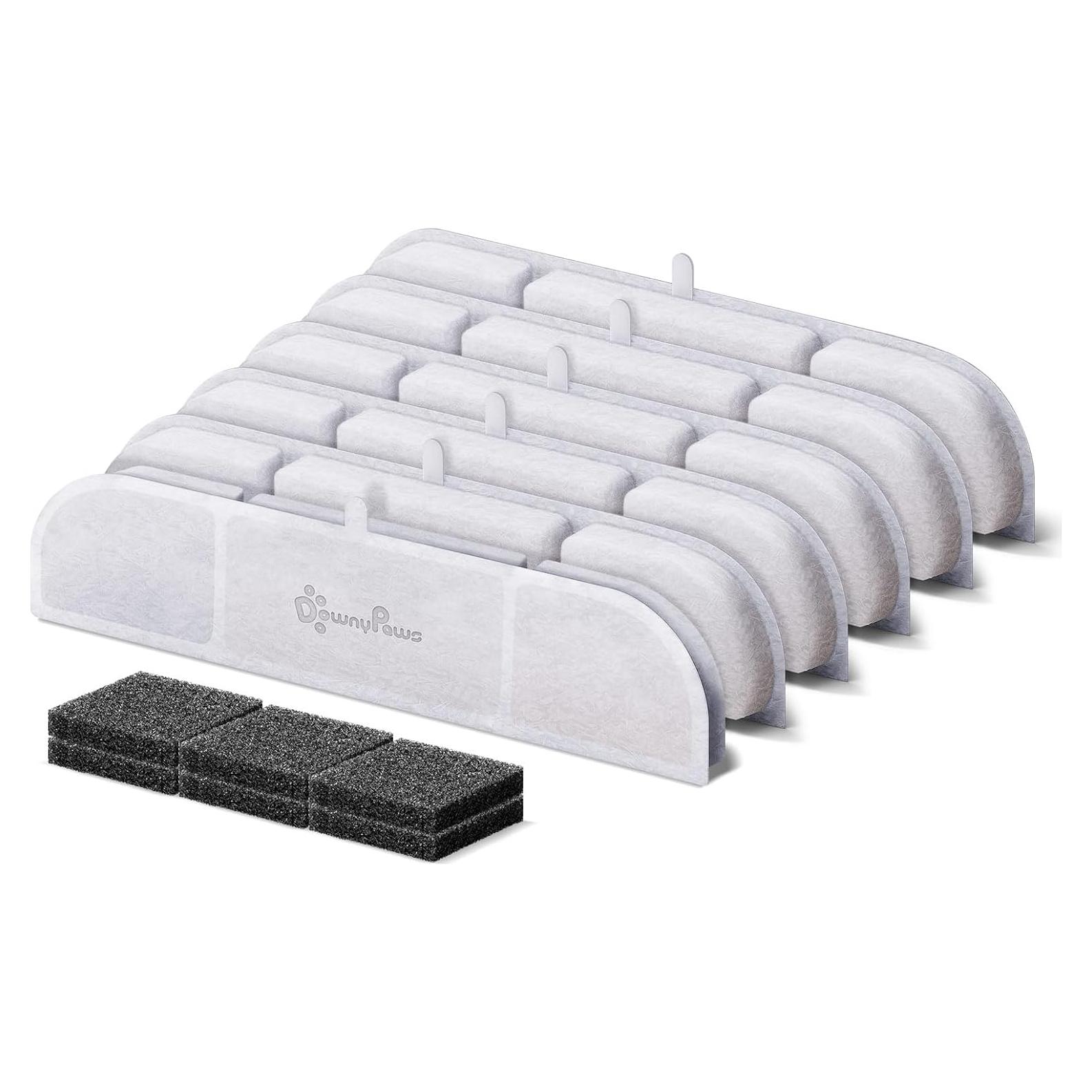 Filtros de Reemplazo DownyPaws DPWFP6 para Fuente de Agua Gato