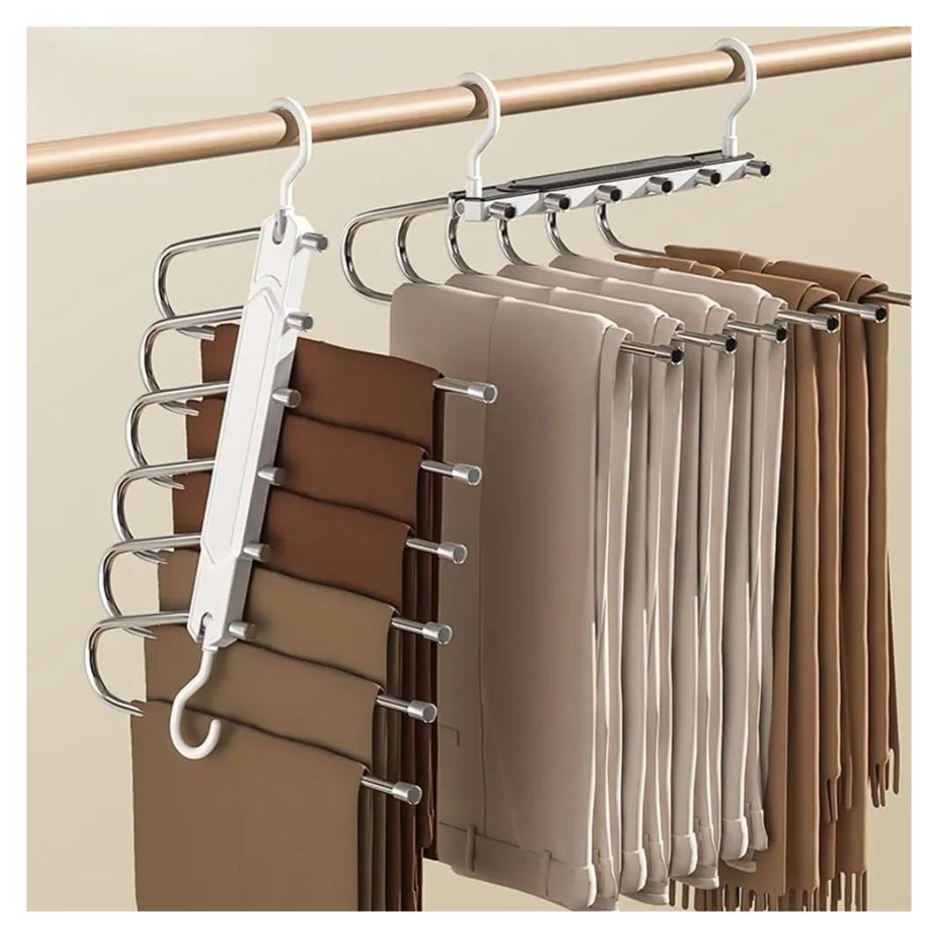 Perchas Plegables LRanch - Ahorra Espacio, 32.8x6.4 cm, 2 Piezas