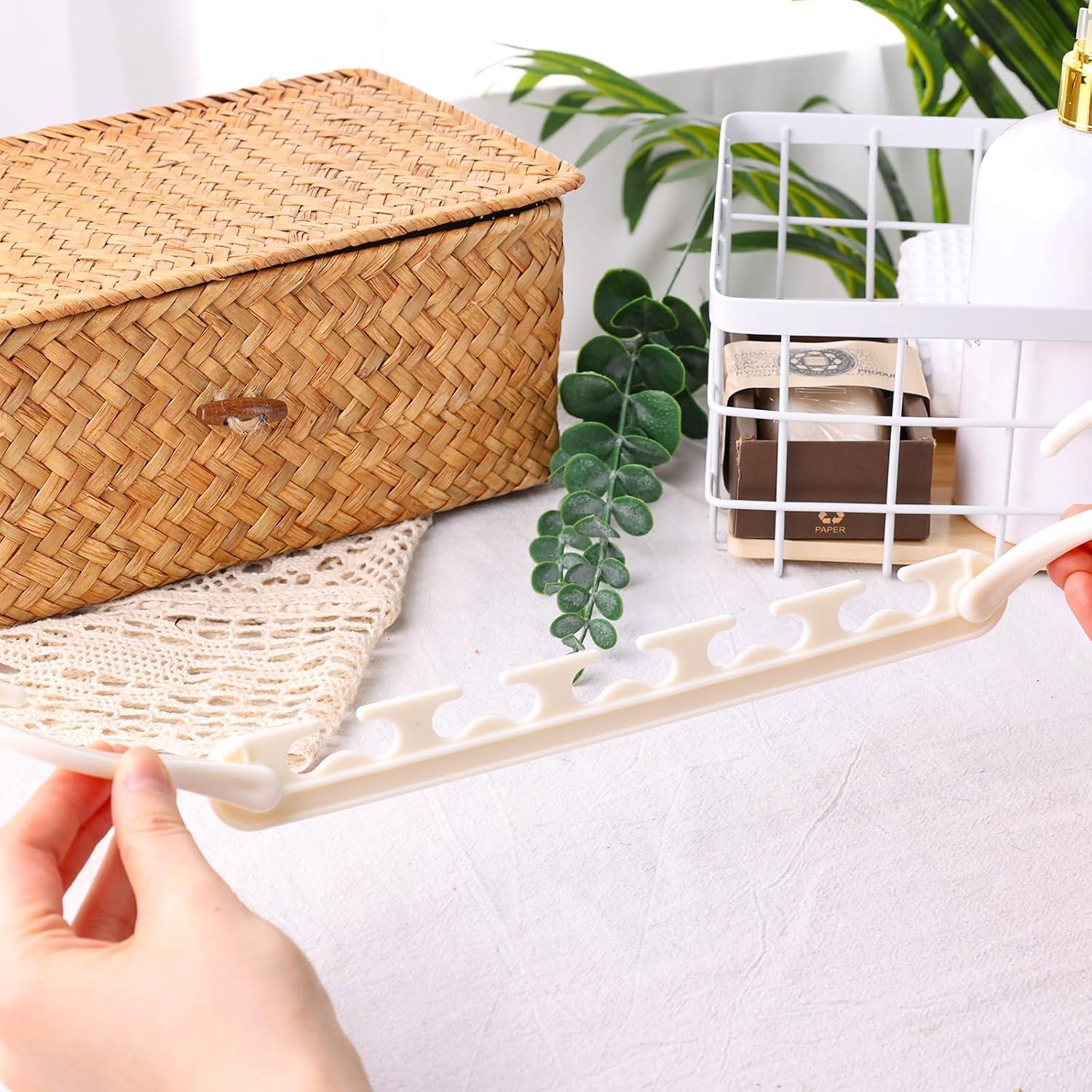 Perchas Ahorra Espacio HAKDAY 6PCS Plegables 23.6x10.9cm