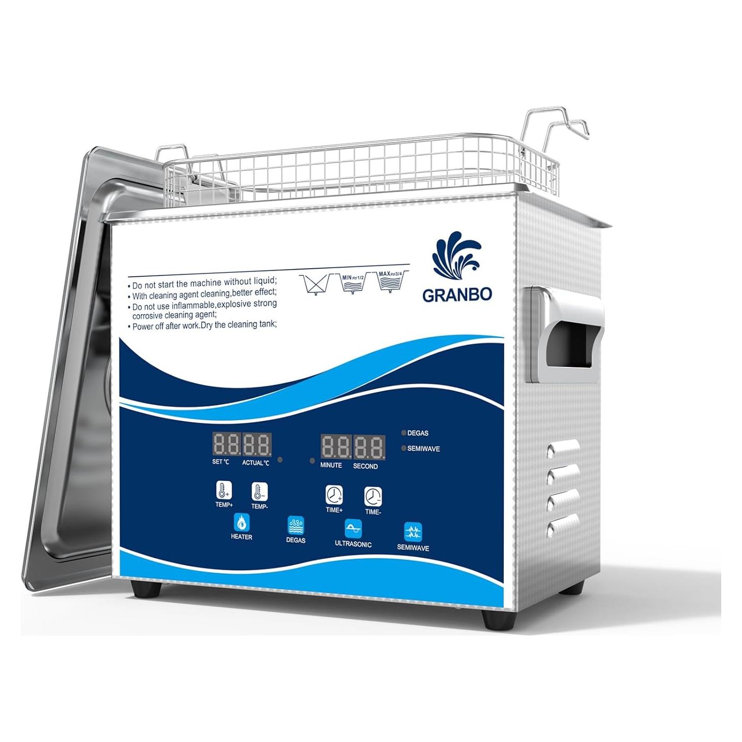Limpiadora Ultrasónica 3.2L Granbo 120W con Calentador