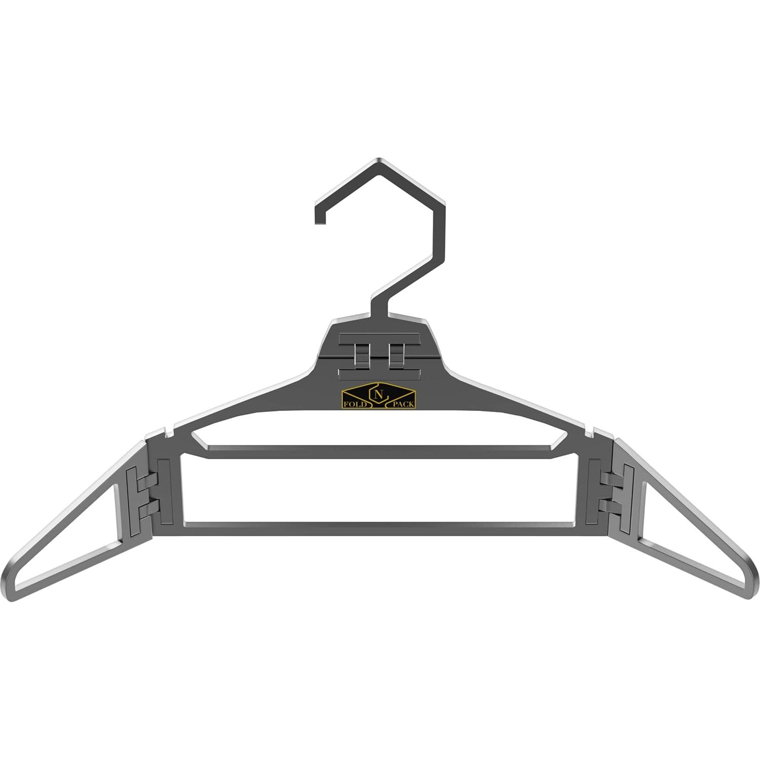 Percheros Plegables Neu Ventures 4 Unidades Gris Metalizado