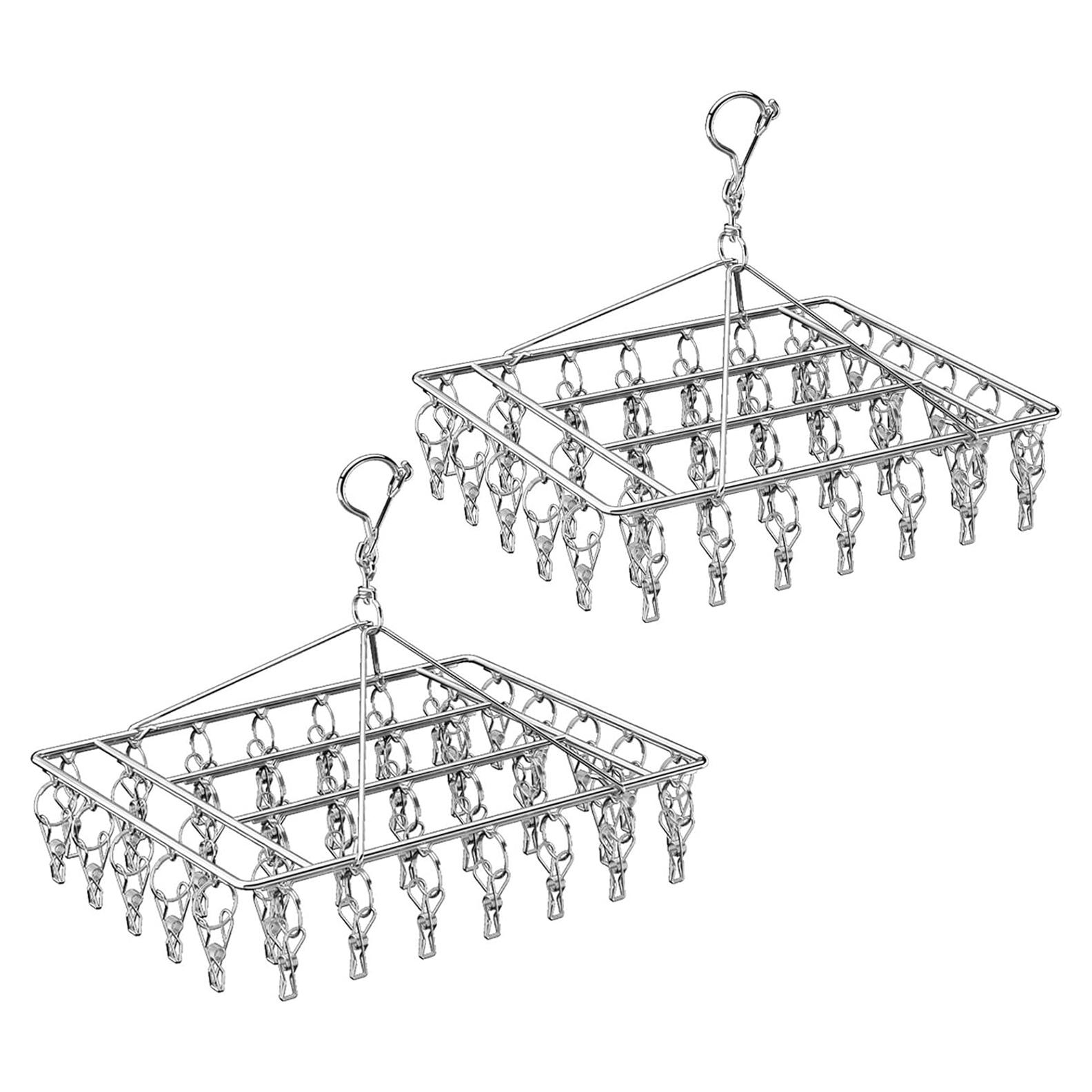 Secador de Calcetines Plegable Wnqou 2PCS Acero Inoxidable