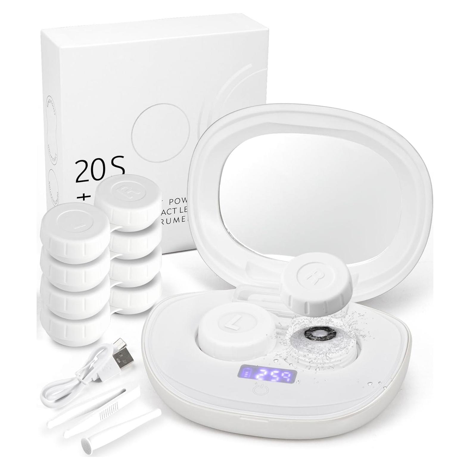 Limpiador Ultrasónico de Lentes de Contacto Ofone Blanco