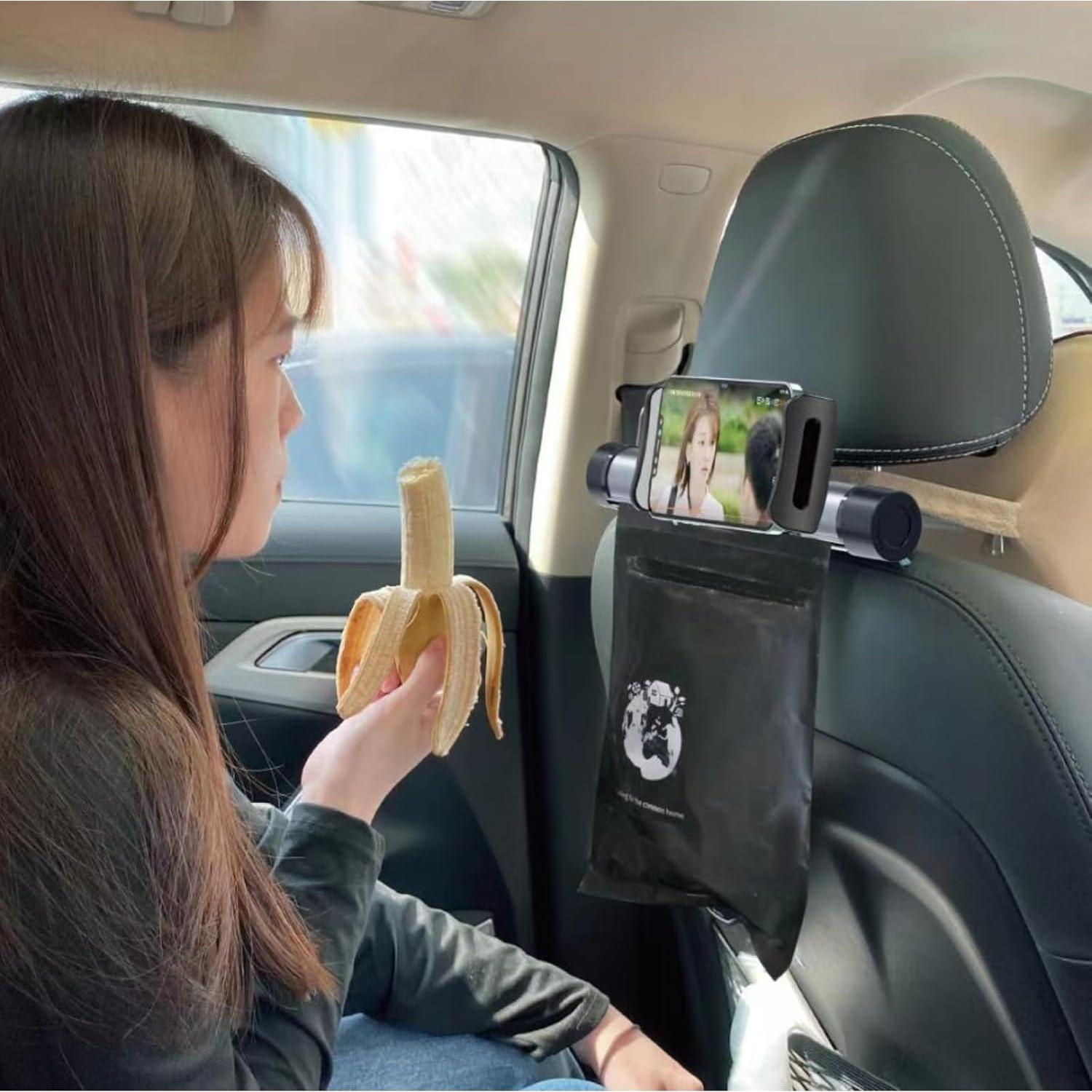 Basurero para Auto Bertans H11-Gris, Impermeable y Multifuncional