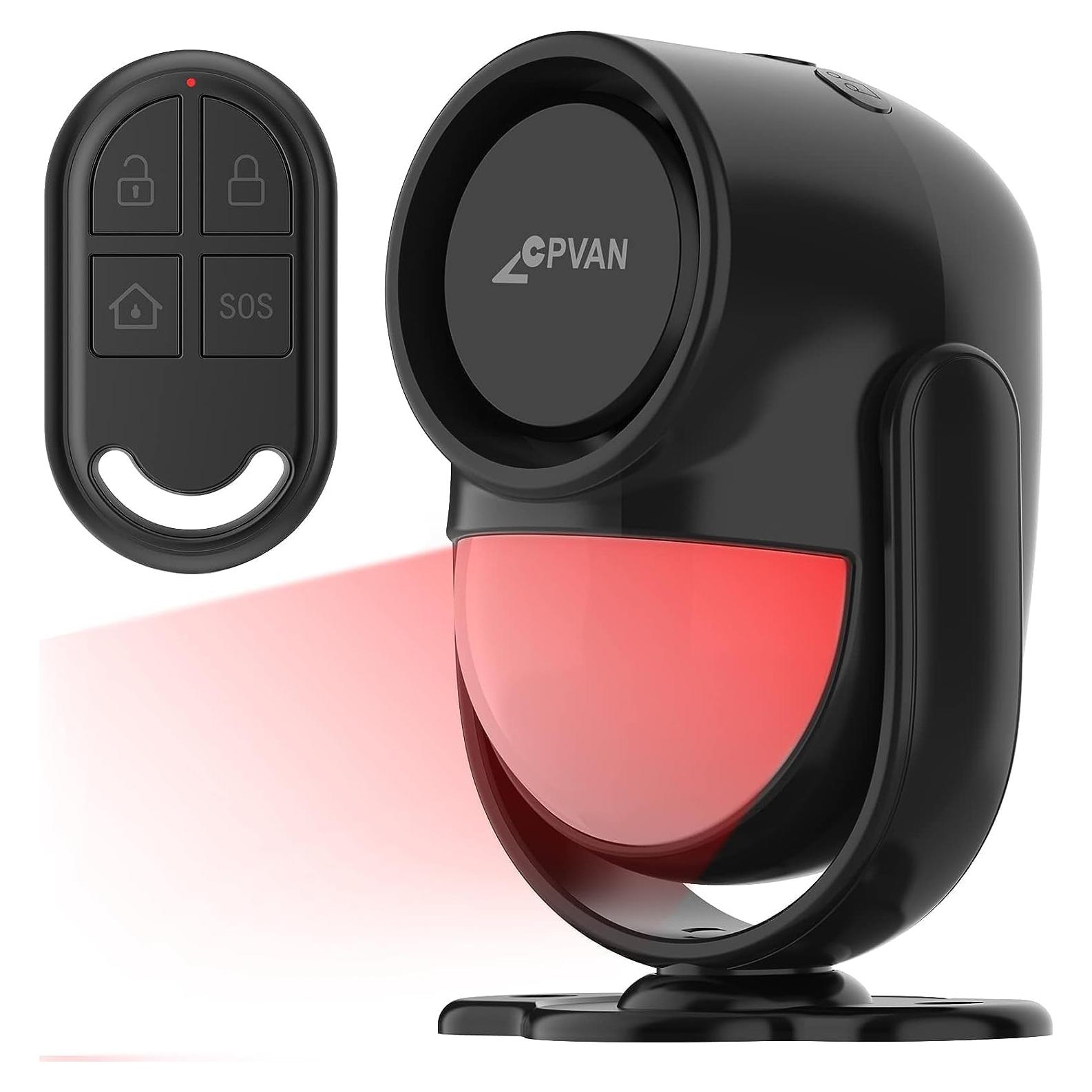 Alarma de Movimiento CPVAN 125dB con Control Remoto 100m