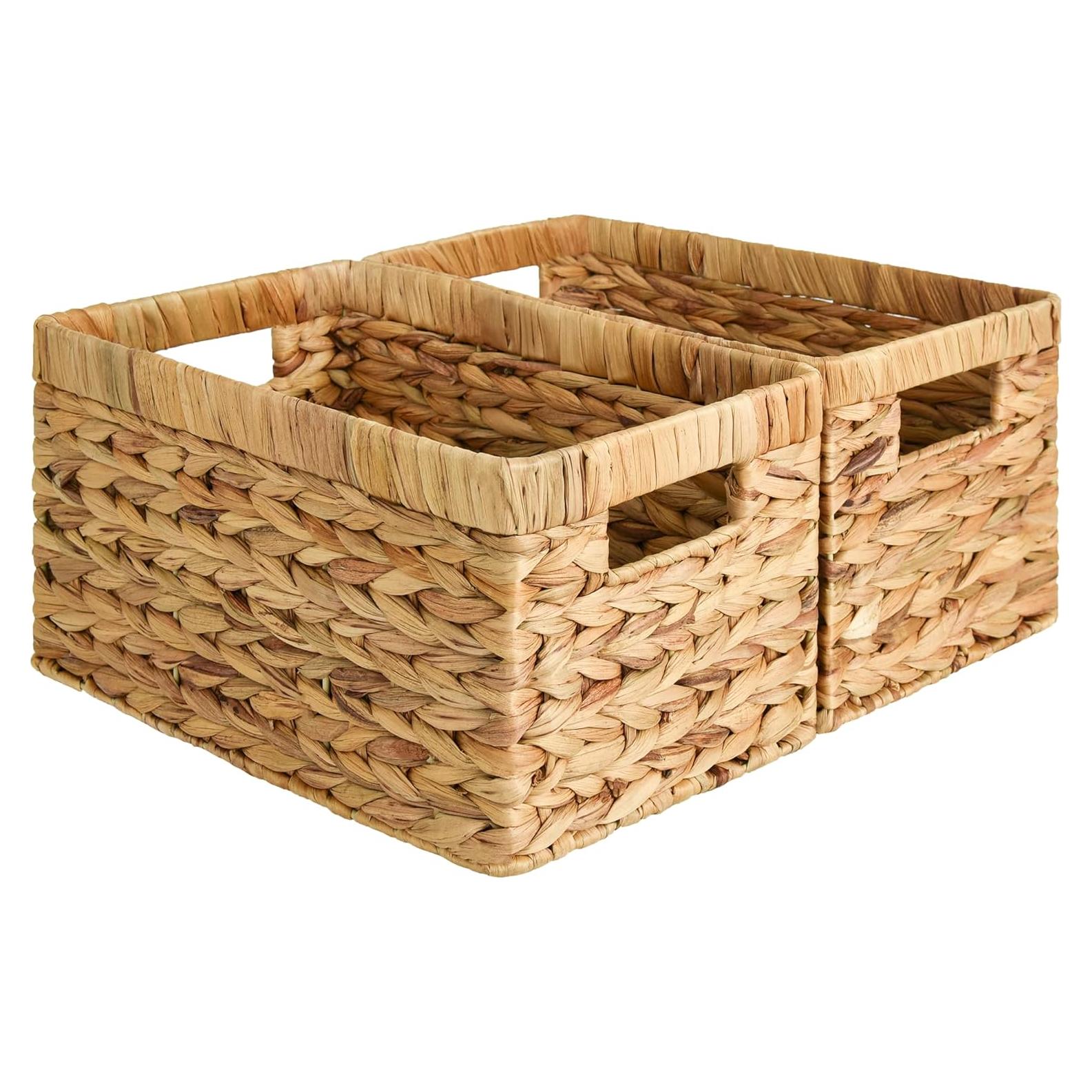 Cesta de Almacenamiento Mediana 2-Pack StorageWorks Jacinto Natural