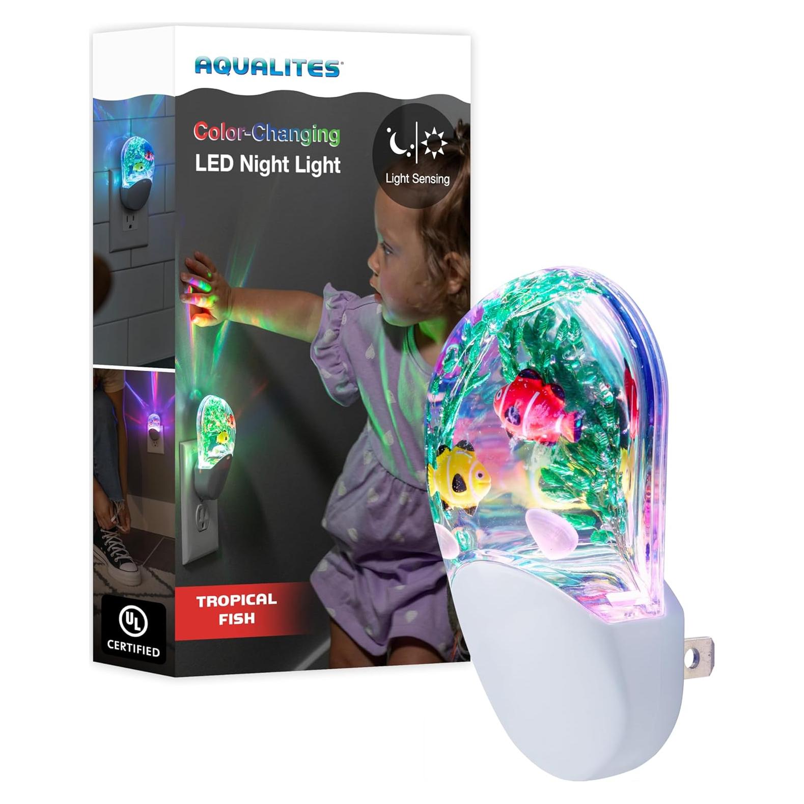 Luz Nocturna LED Aqualites GE Pez Tropical Enchufable