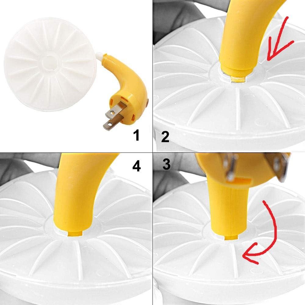 Luz Nocturna LED Ausaye Enchufable 13x4.5cm Blanca Cálida