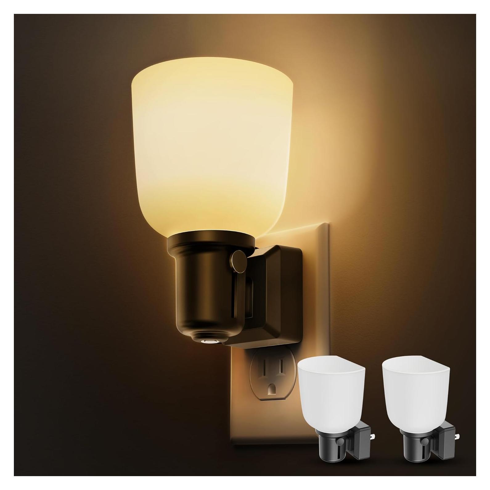 Luz Nocturna Enchufable LOHAS LED Regulable 0-100LM 3000K