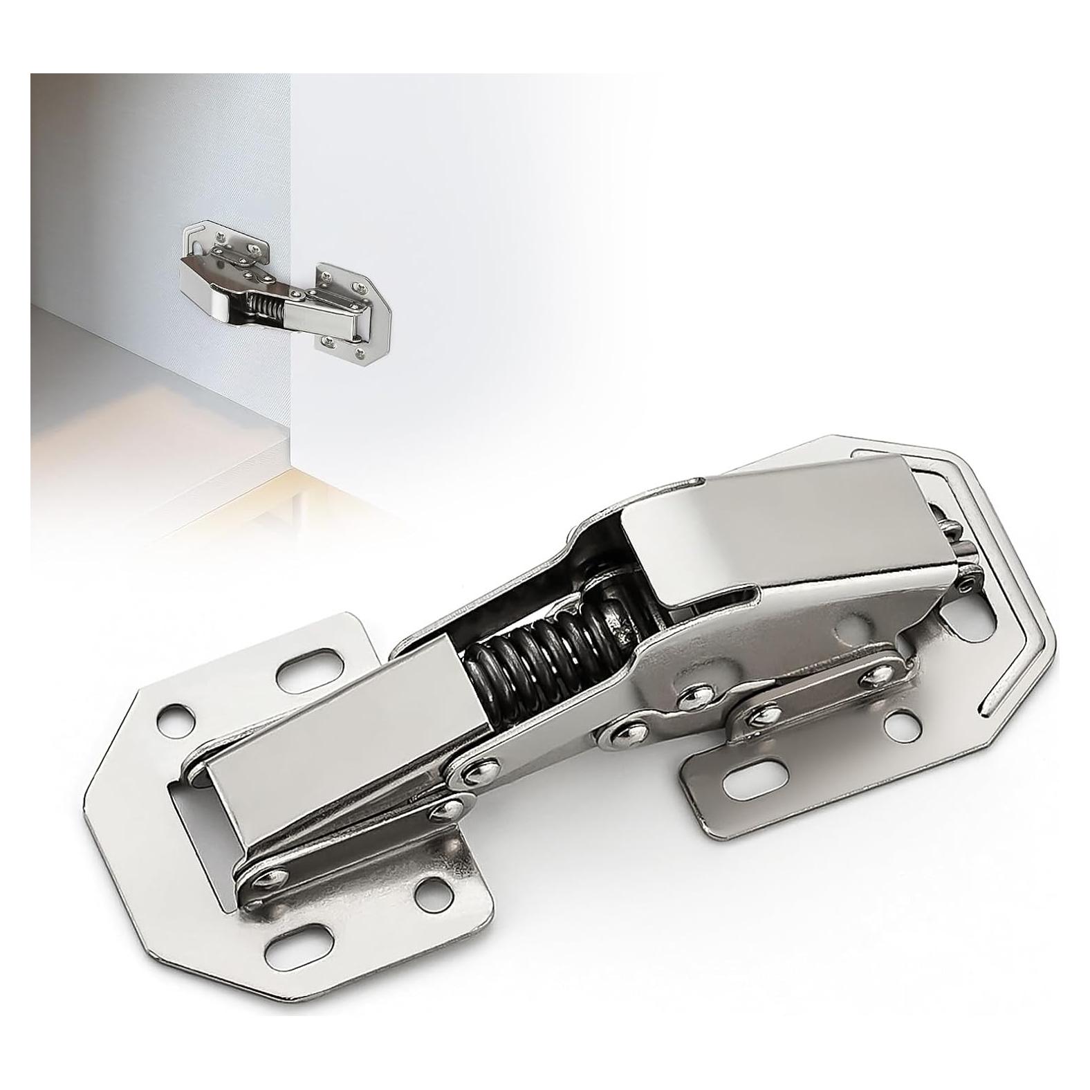 Bisagras Ocultas Cierre Suave Ravinte - 2 Paquete para Gabinetes