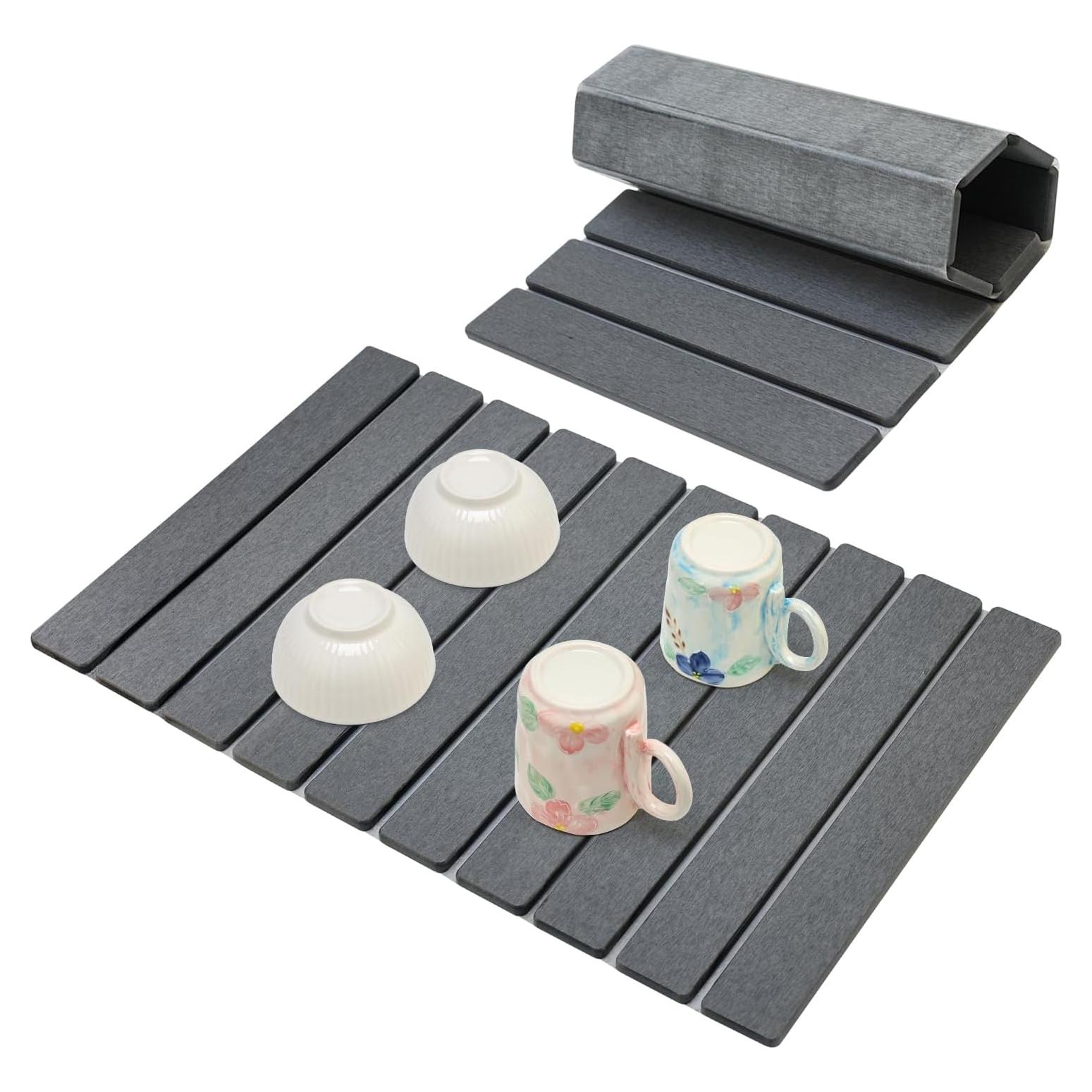 Alfombrilla de Secado de Platos Deceram 60x39 cm Ecológica