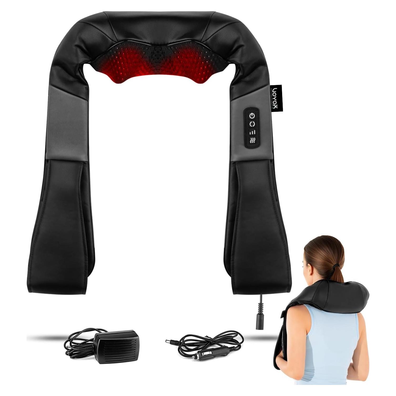 Masajeador Eléctrico de Cuello y Espalda VOYOR-HEALTH PJ100 con Calor