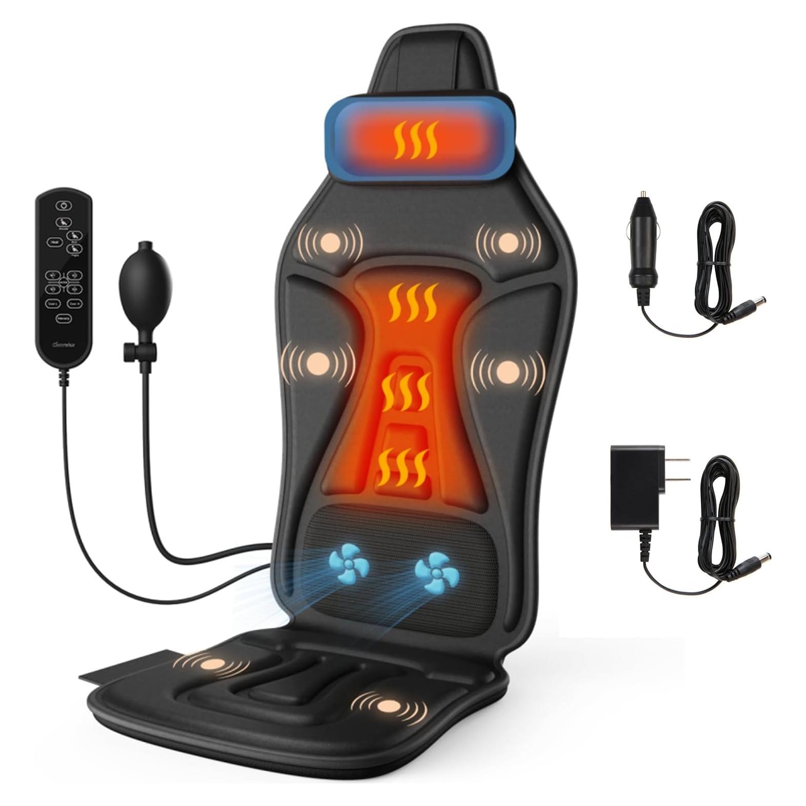 Masajeador de Espalda Comrelax con Calor y Vibración 25x15cm