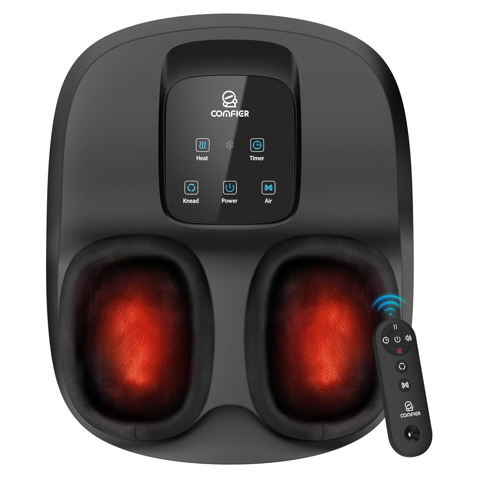 Masajeador de pies Shiatsu Comfier CF-5250N con calor y control remoto