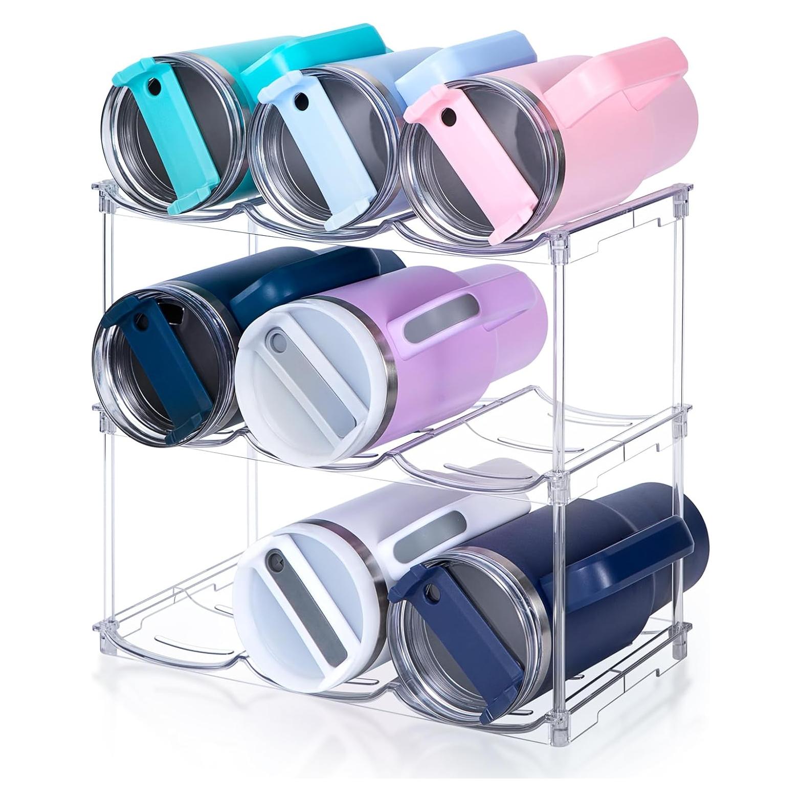 Organizador Apilable para Botellas de Agua Spospo 3 Pack