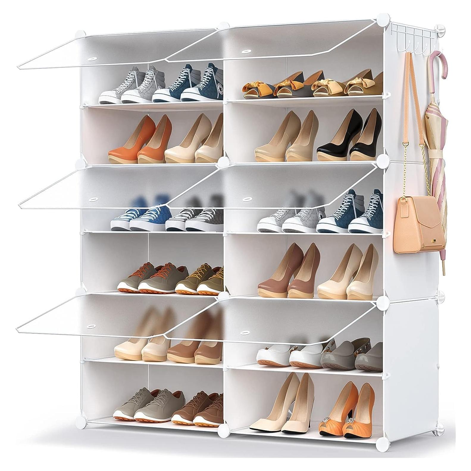 Organizador de Zapatos Homicker para 24 Pares con Puertas