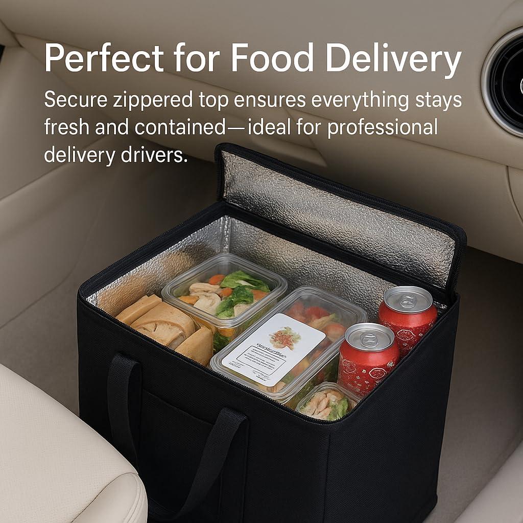 Bolsas de Compras Aisladas Musbus XL - 2 Pack Negro