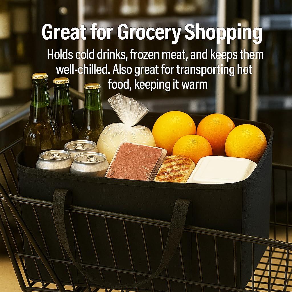 Bolsas de Compras Aisladas Musbus XL - 2 Pack Negro