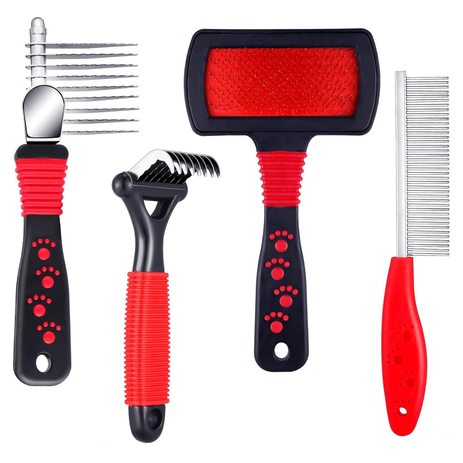 Kit de Aseo para Mascotas Patelai - 4 Piezas para Perros y Gatos