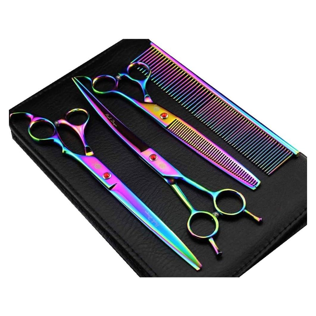 Tijeras de Corte de Pelo para Perros Purple Dragon 20.32 cm