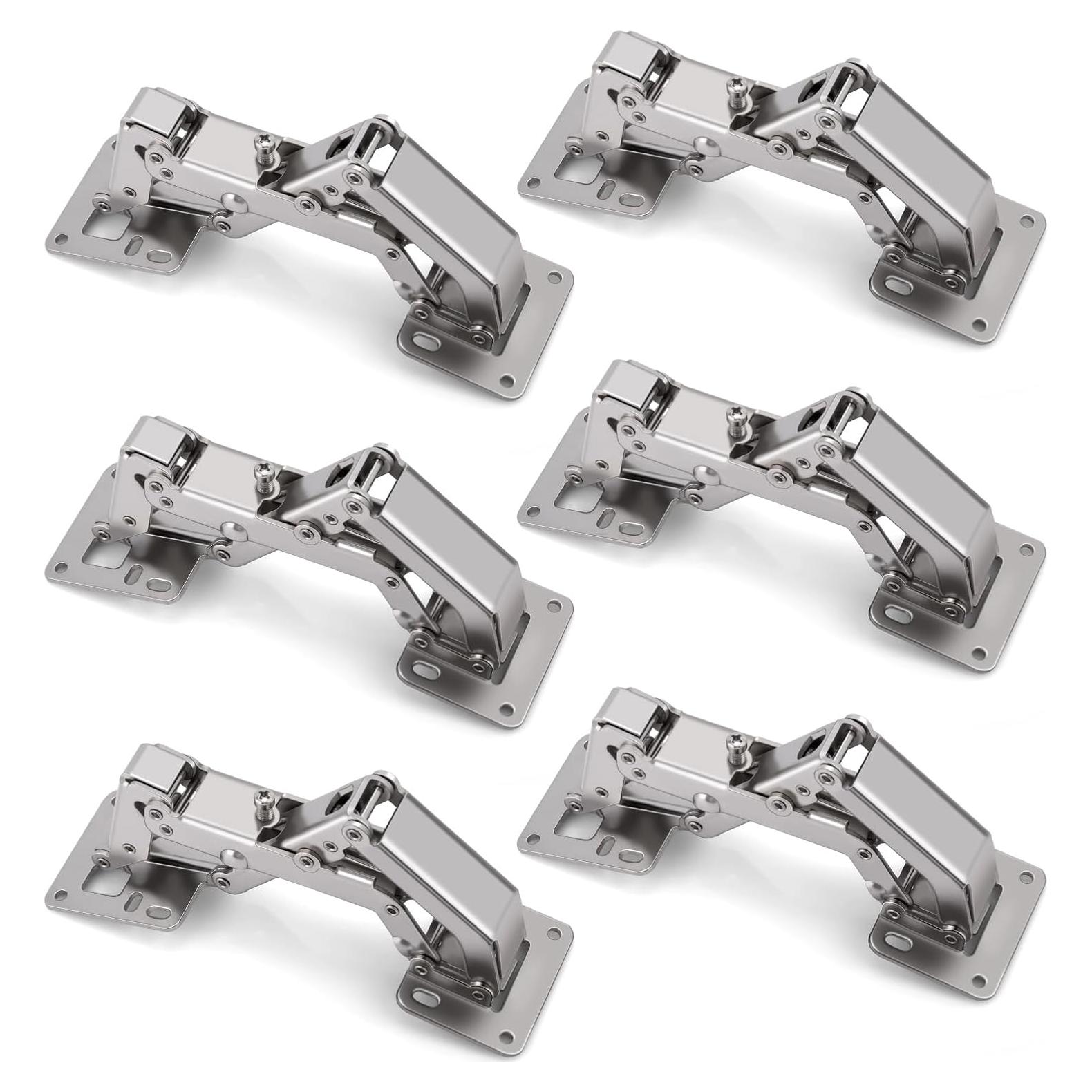 6 Piezas Bisagras Europeas CHANGE MOORE 170 Grados Ajustables