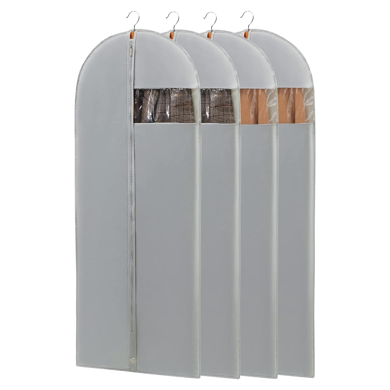 Paquete de 4 Bolsas de Vestido Perber 165 cm con Ventana