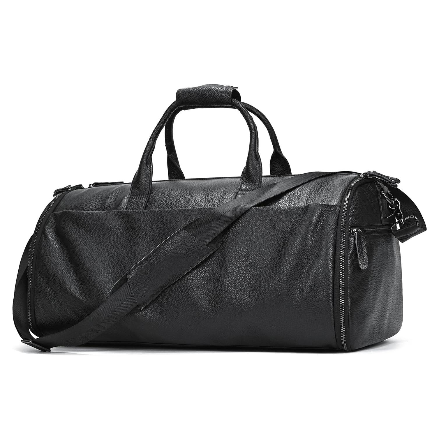 Bolsa de Garment de Cuero LUUFAN 45L con Compartimento para Zapatos